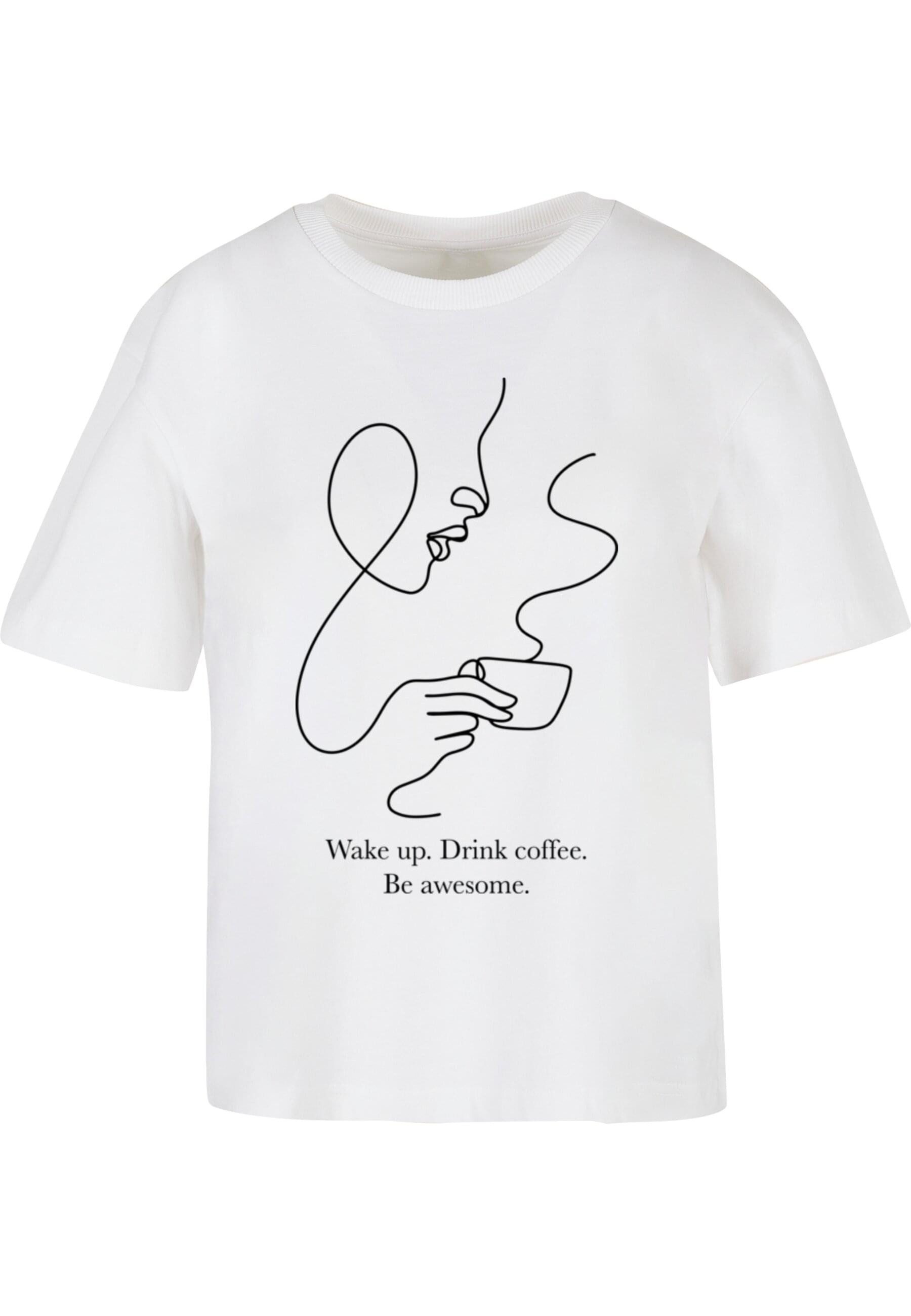 Miss Tee T-Shirt Miss Tee Drink Coffee Be Awesome Tee (1-tlg) günstig online kaufen