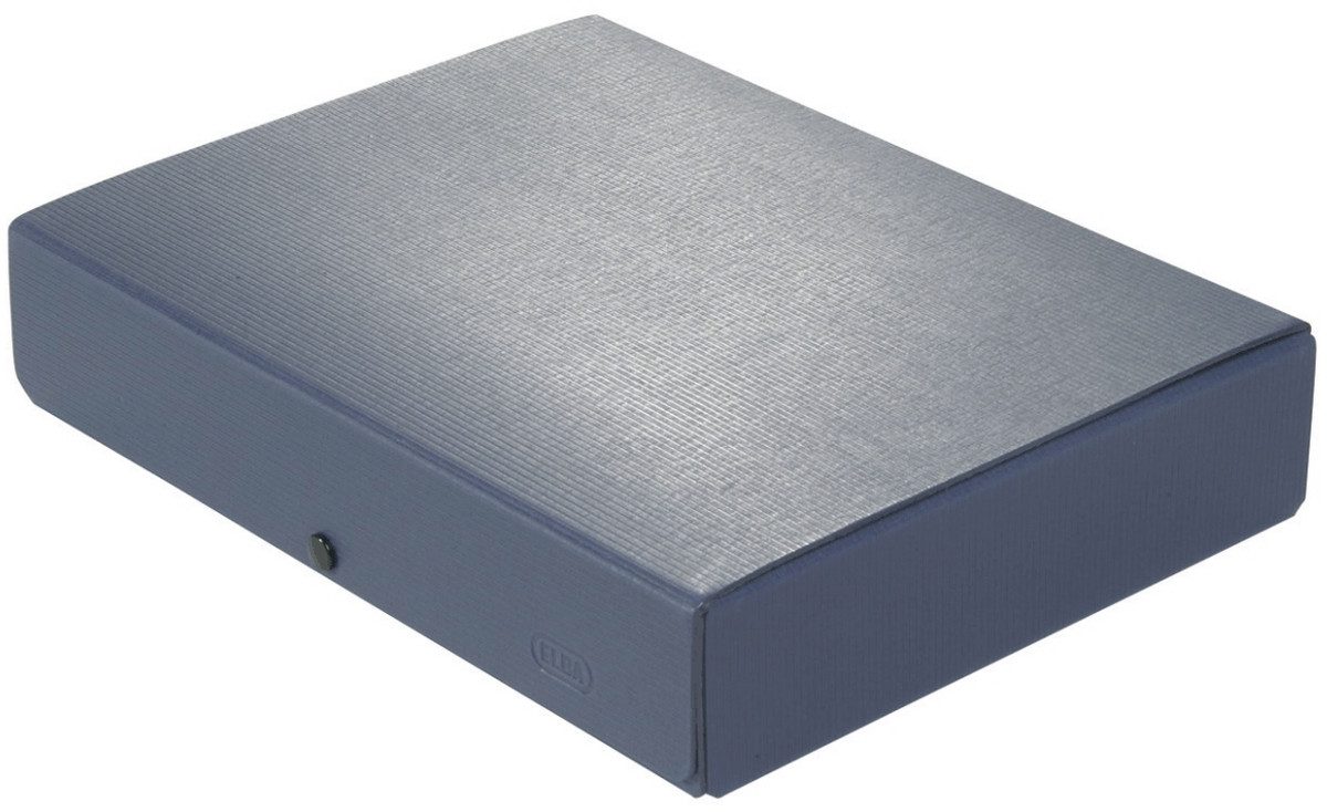 Fächermappe Dokumentenmappe Hartpappe (RC) 350 g/qm A4 60mm blau Strukturdesign