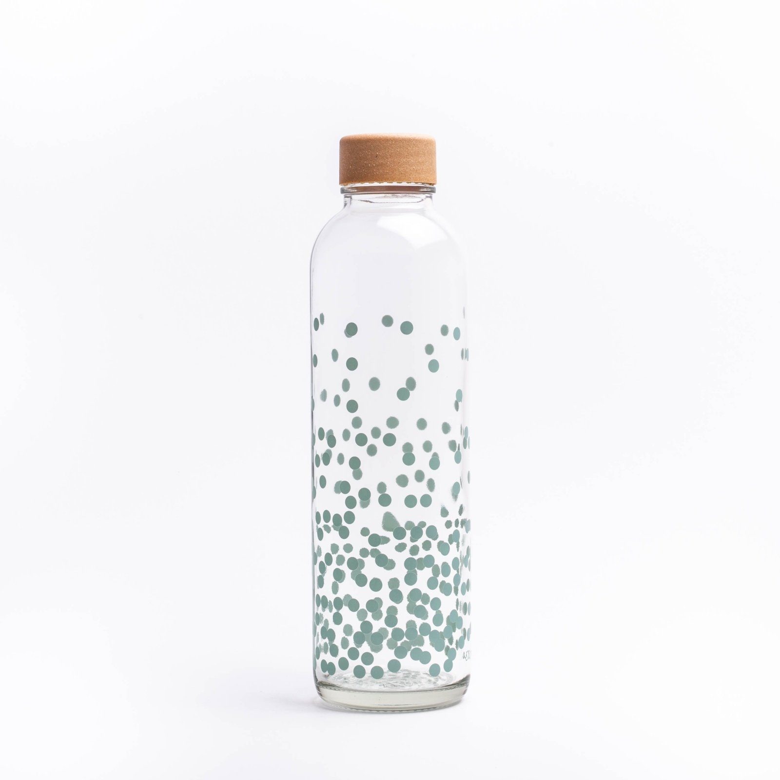 yogabox Trinkflasche CARRY 0.7 l PURE Regional GLAS, produziert HAPPINESS