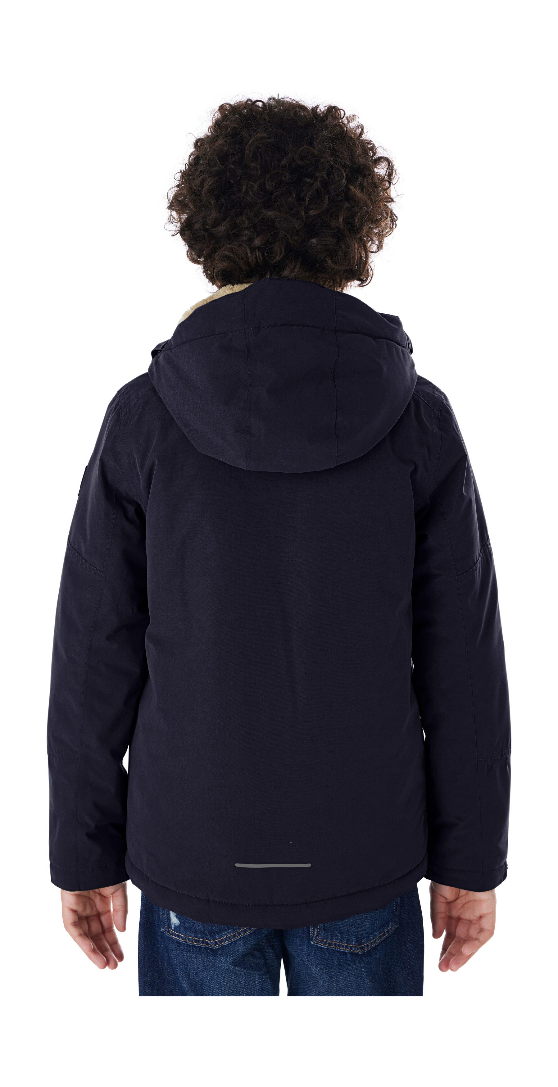Killtec Funktionsjacke KOW 377 BYS JCKT Wasserdichte Funktionsjacke mit Kapuze, warmem Futter und Kinnschutz – Bild 2 von 5