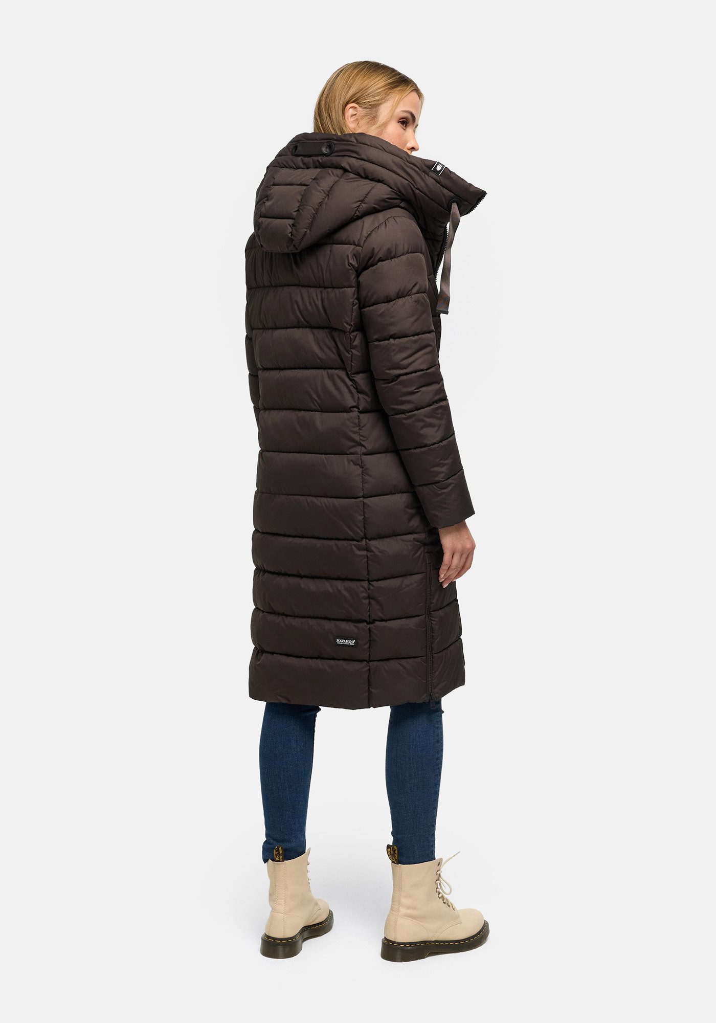 Navahoo Winterjacke Mondmaedchen Extra langer Schnitt mit seitlichen Schlitzen – Bild 4 von 5