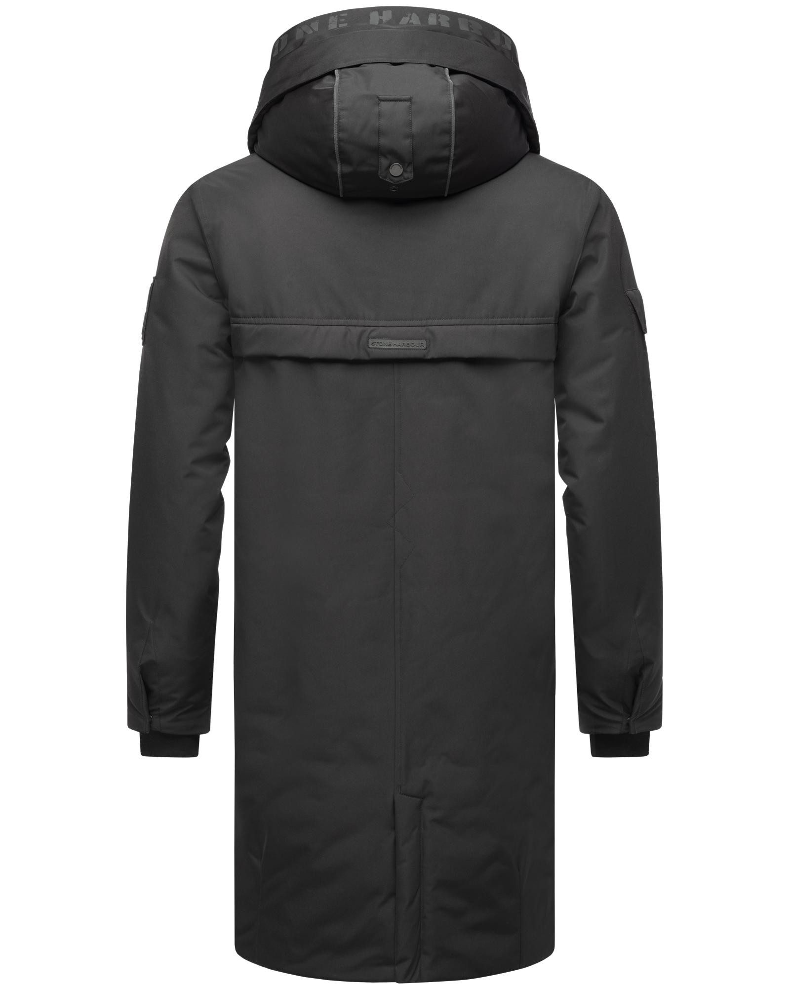 Stone Harbour Regenmantel Xandroo XX Langer Herren Wintermantel mit Kapuze