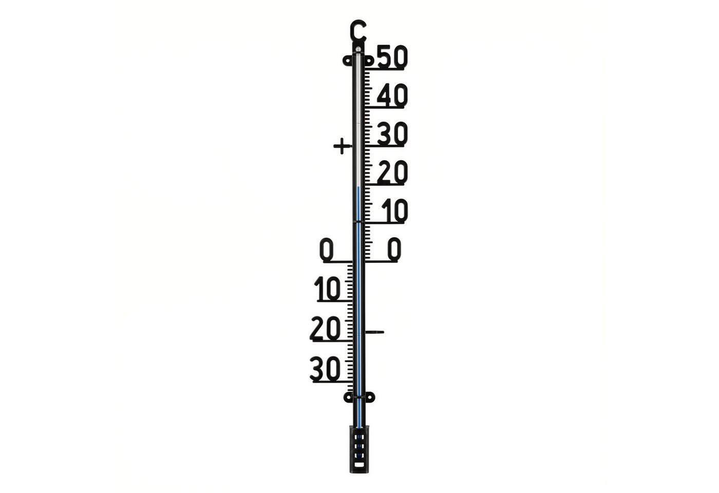 Lantelme Gartenthermometer 67cm XXL Außen Garten Terrassen Balkon Thermometer Analog, 1-tlg., Schauthermometer Deutsche Herstellung, Außenthermometer Temperaturanzeige -30 bis 50°C