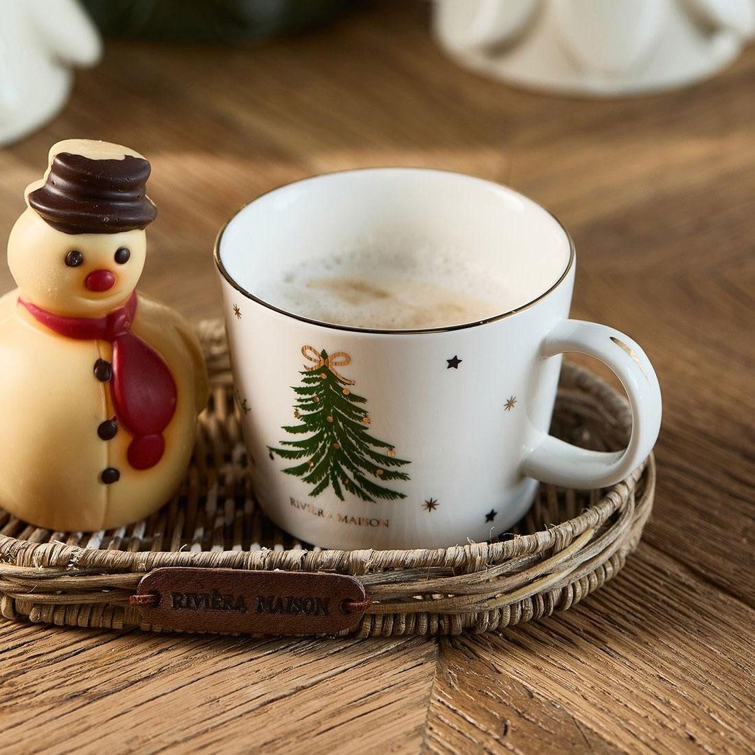 Rivièra Maison Geschirr Henkelbecher Tasse Have a Wonderful Christmas günstig online kaufen