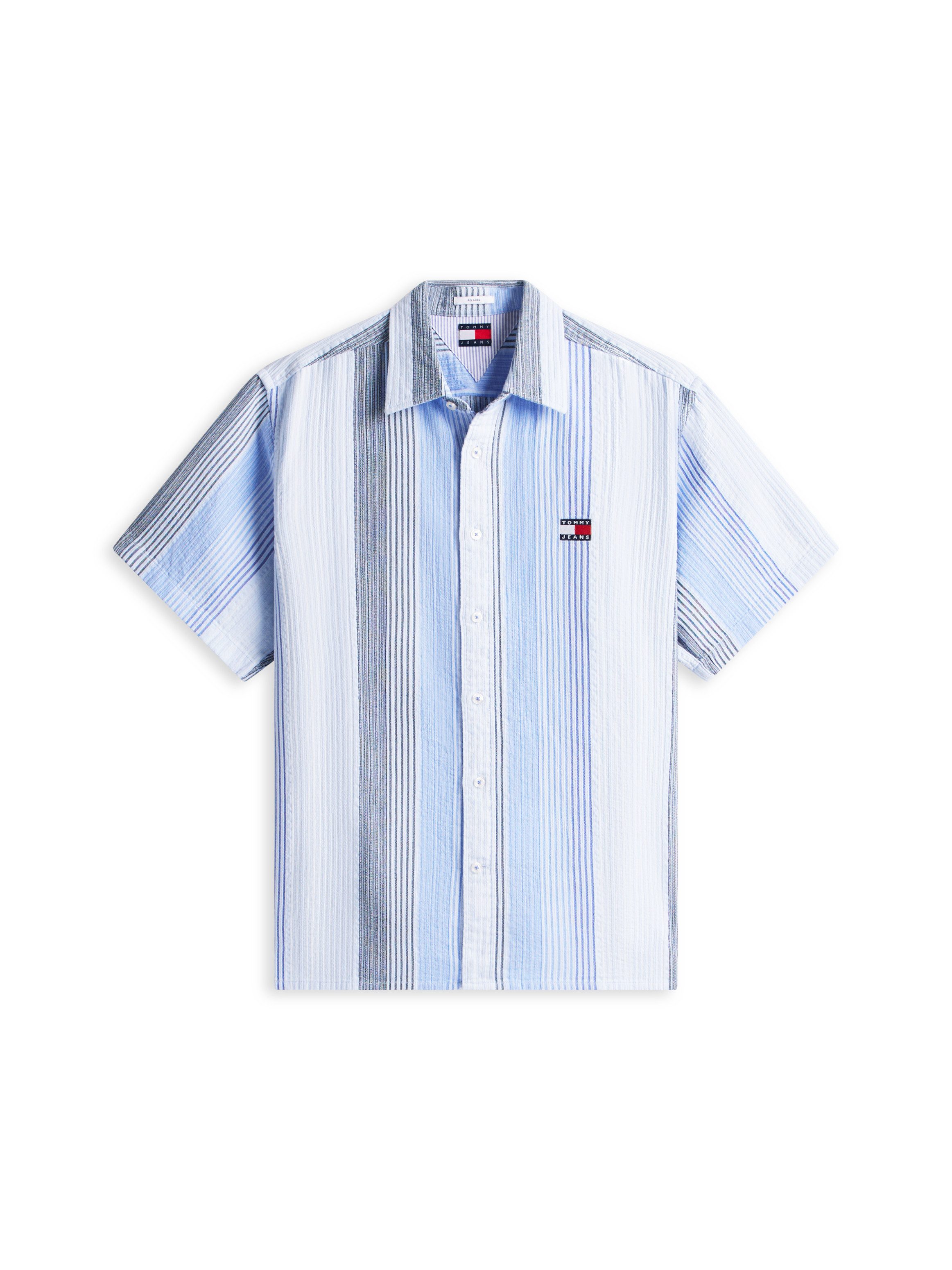 Tommy Jeans Kurzarmhemd RELAXED STRIPE Relaxed fit mit Streifenmuster – Bild 4 von 5