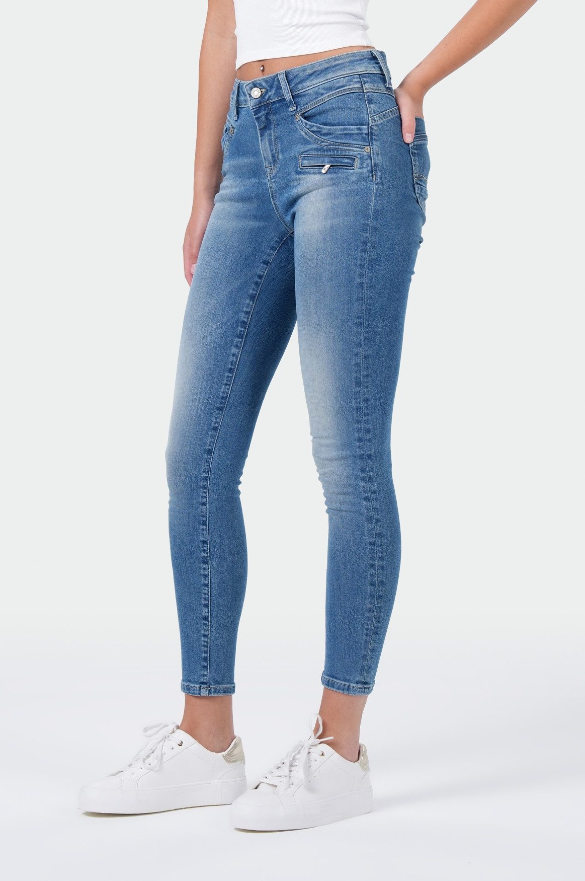 Skinny-fit-Jeans Suzy Exhale Blue