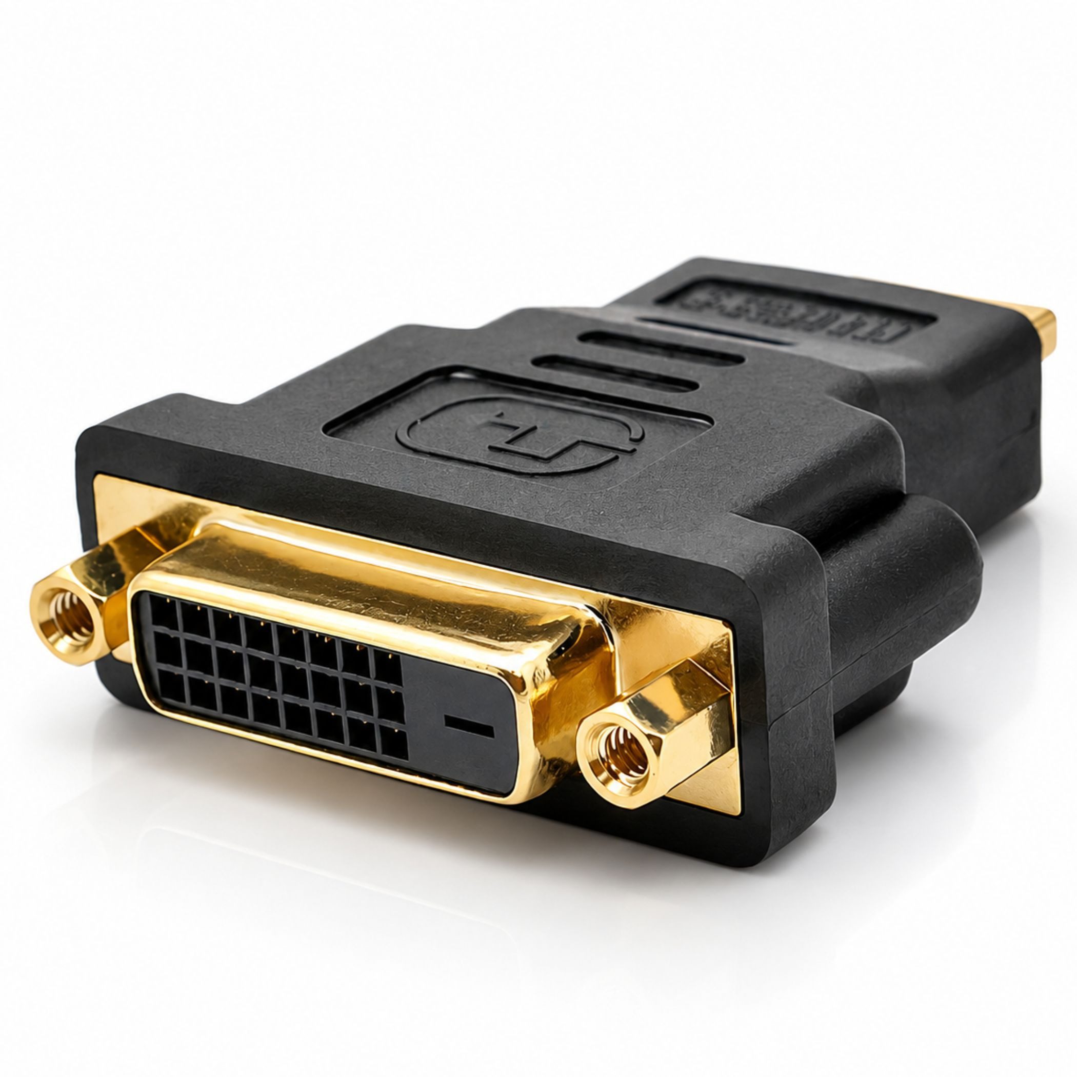 Bolwins Q29 HDMI zu DVI Adapter HDMI Stecker zu DVI Buchse 24+1 Adapter für PC Computer-Adapter HDMI Stecker zu DVI-I 24+1 Buchse, 0 cm, verlustfreie Signalübertragung, Plug & Play