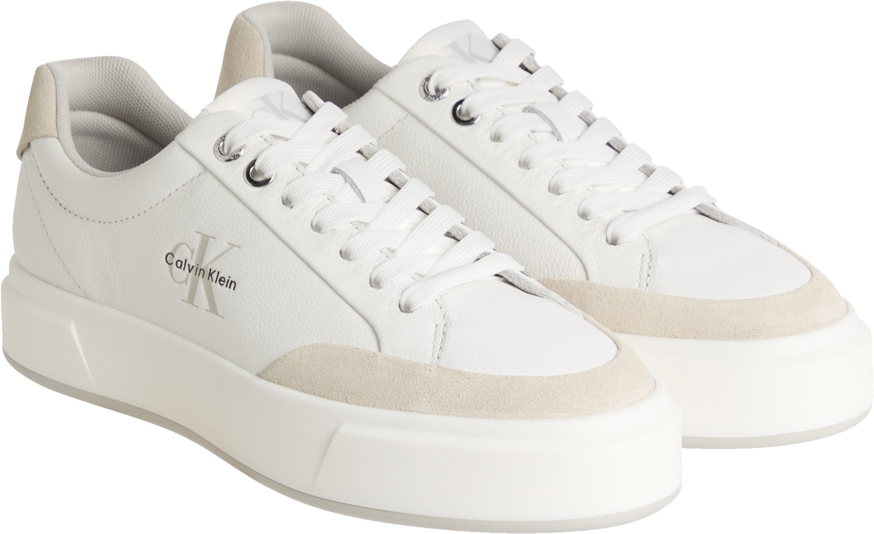 Calvin Klein Jeans BASKET CUPSOLE LACEUP LTH MIX Кросівки Basket-Sneaker, Halbschuh, Schnürschuh mit Plateausohle