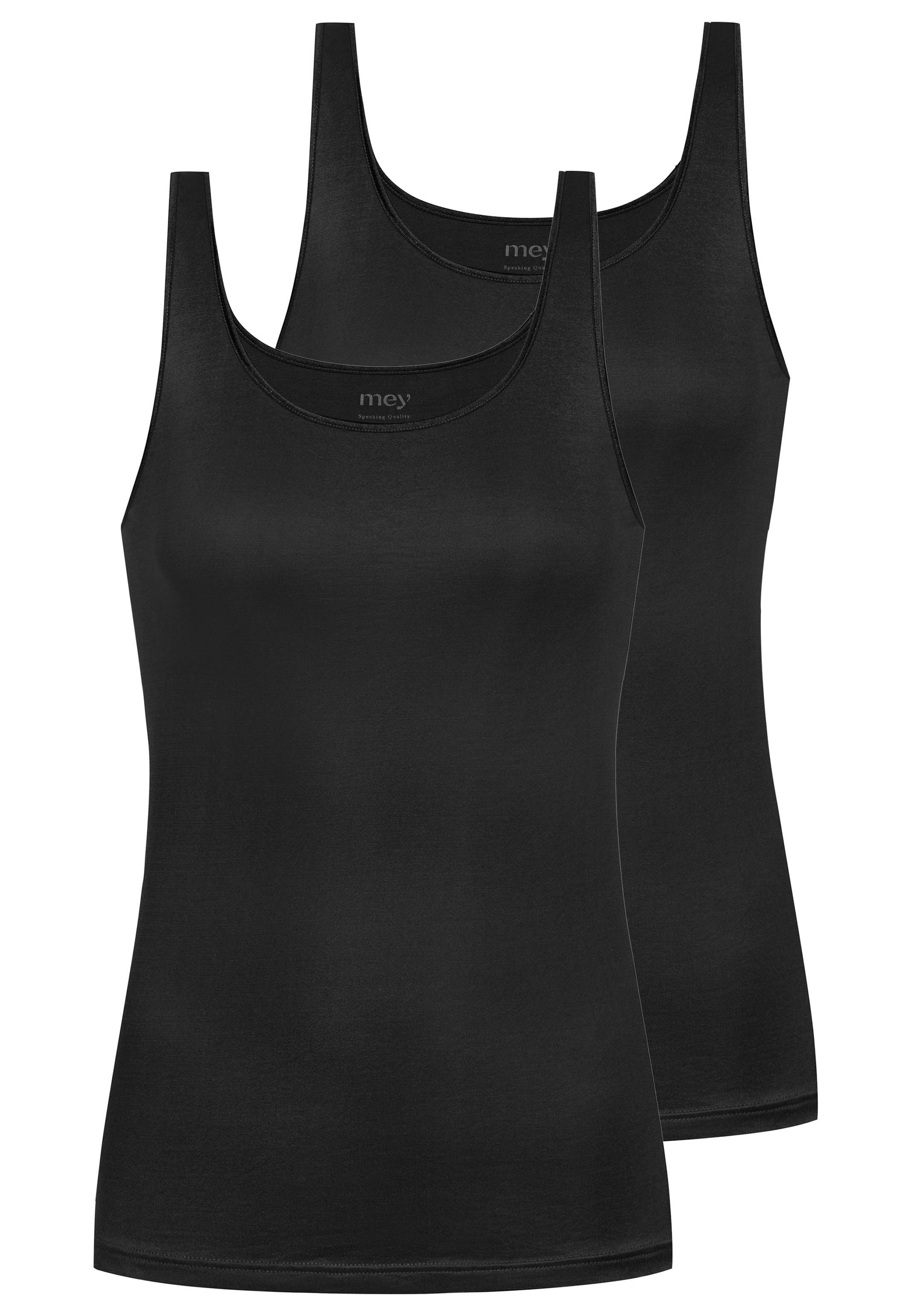 Mey Unterhemd 2er Pack Emotion - Sporty (Spar-Set, 2-St) Unterhemd / Top - Breiten Träger, Fließende Qualität