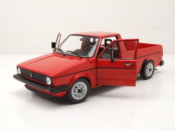 Solido Modellauto VW Caddy Pick Up 1982 rot Modellauto 1:18 Solido, Maßstab 1:18