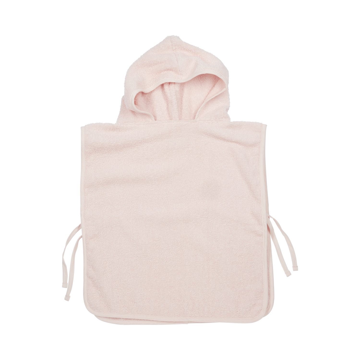 Meyco Baby Badeponcho Soft Pink, 100% Baumwolle, Seil/Bändchen, 1-3 jaar