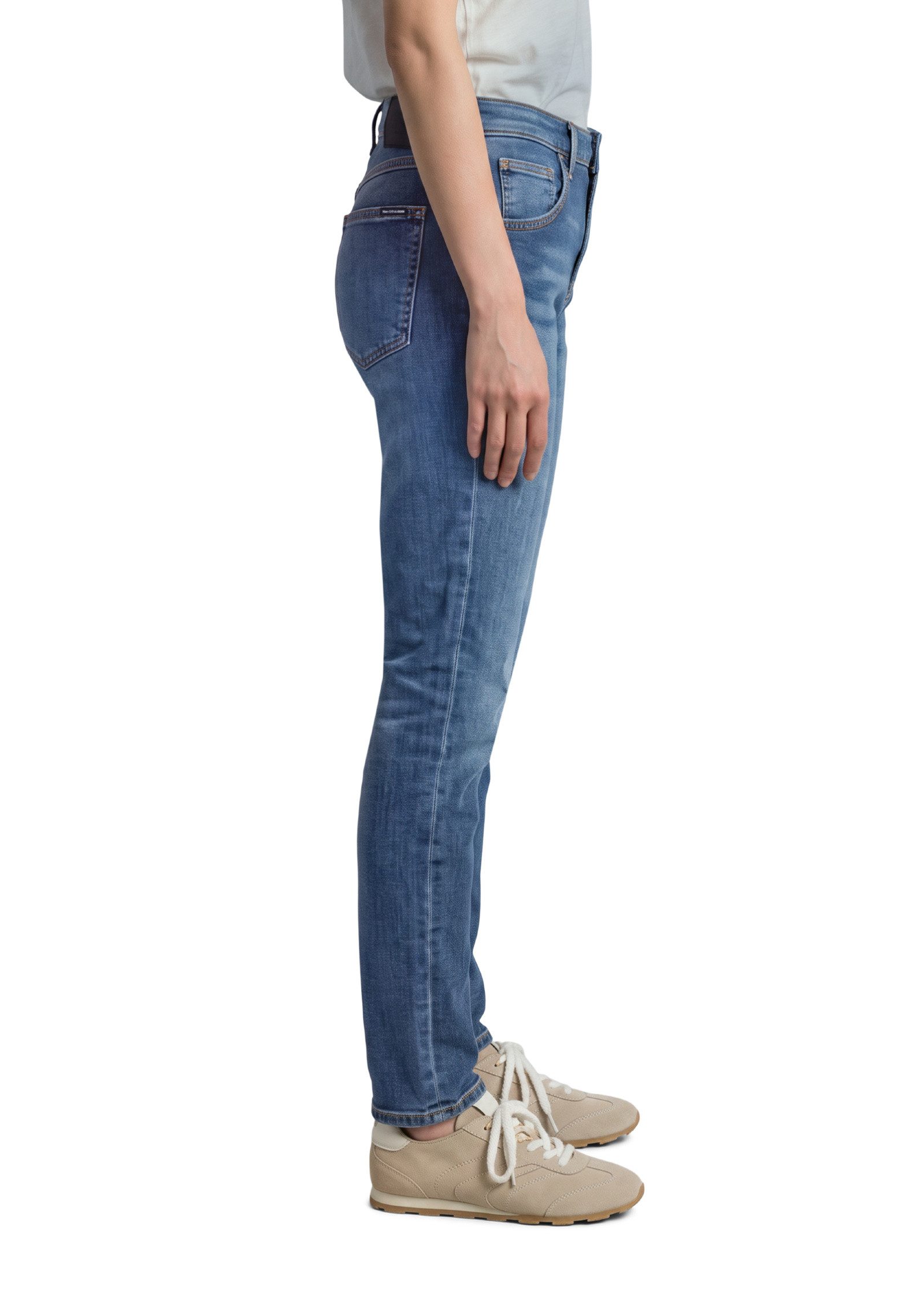 Marc O'Polo DENIM Boyfriend-Jeans aus Organic Cotton-Mix