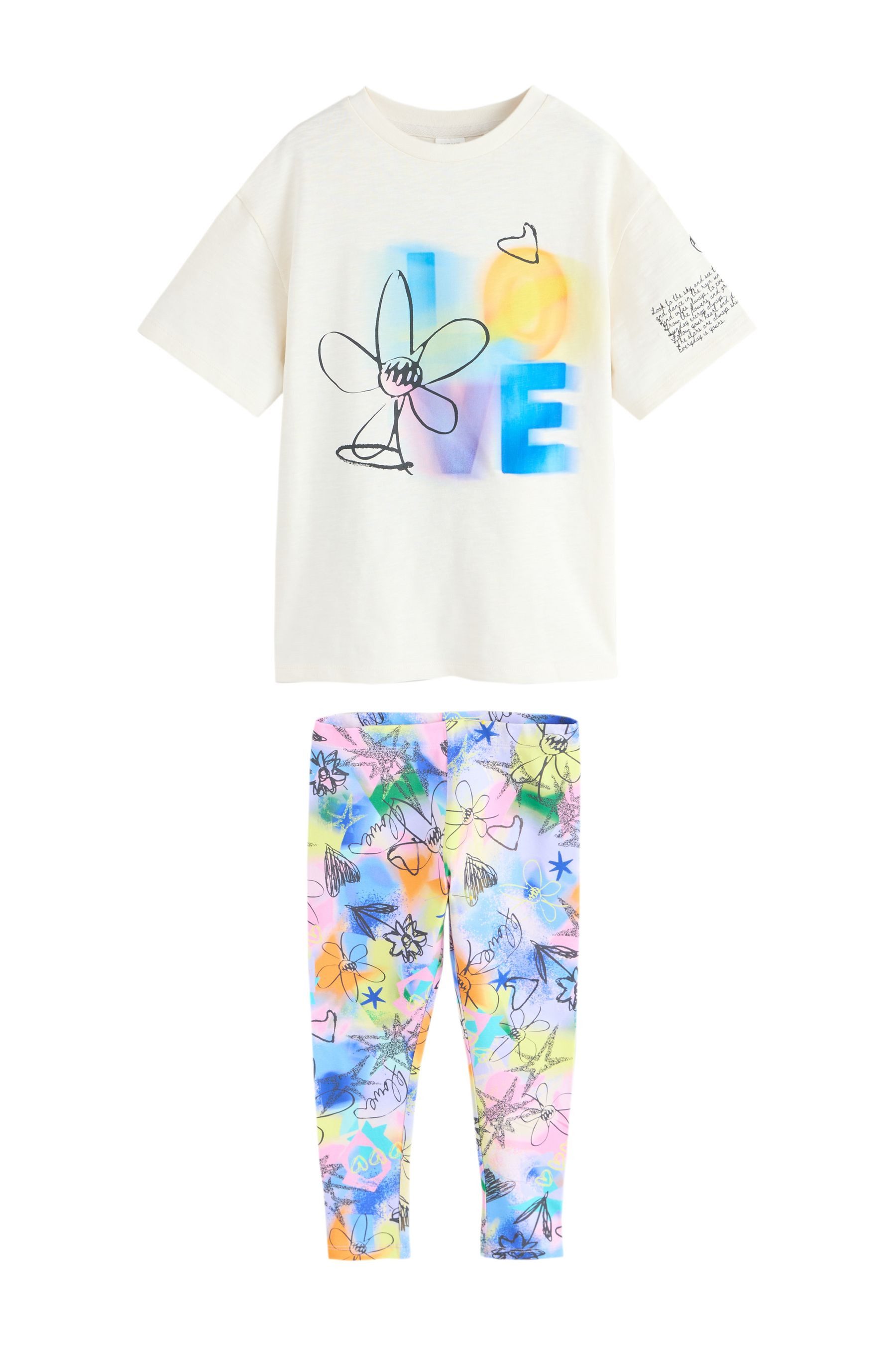 Shirt & Leggings T-Shirt und Leggings im Set