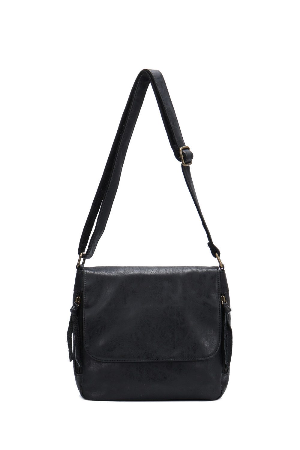 Schultertasche Vintage Chic Canvas Umhängetasche mit Reißverschluss