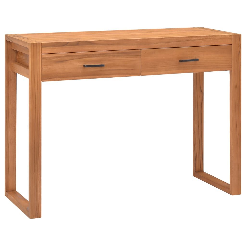 vidaXL Schreibtisch Schreibtisch mit 2 Schubladen 100x40x75 cm holz