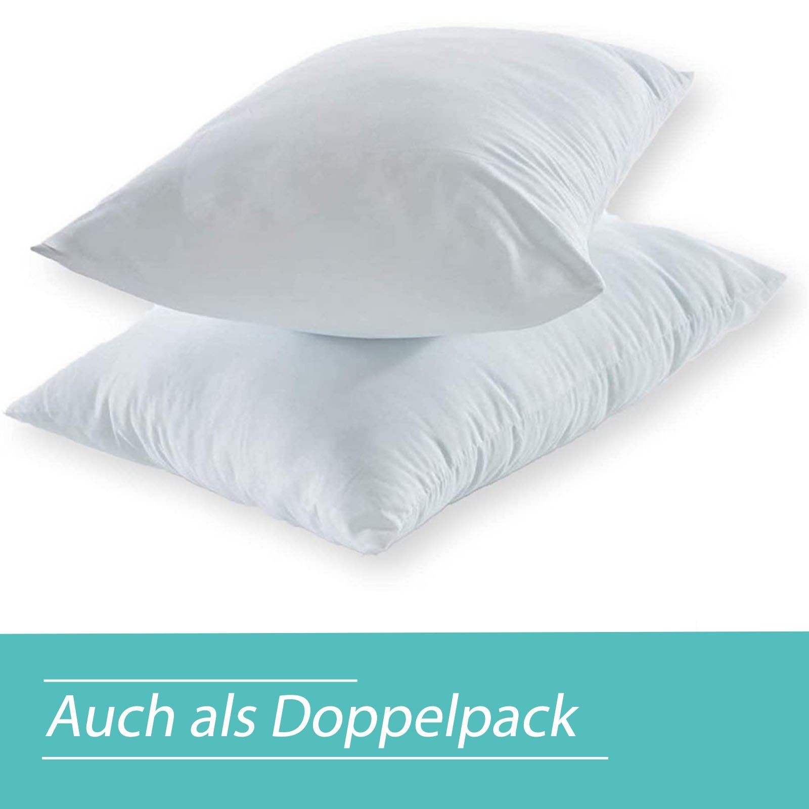 Buymax Kopfkissen Einzel- oder Doppelpack, Füllung: Kunstfaser, Bezug: Poly günstig online kaufen
