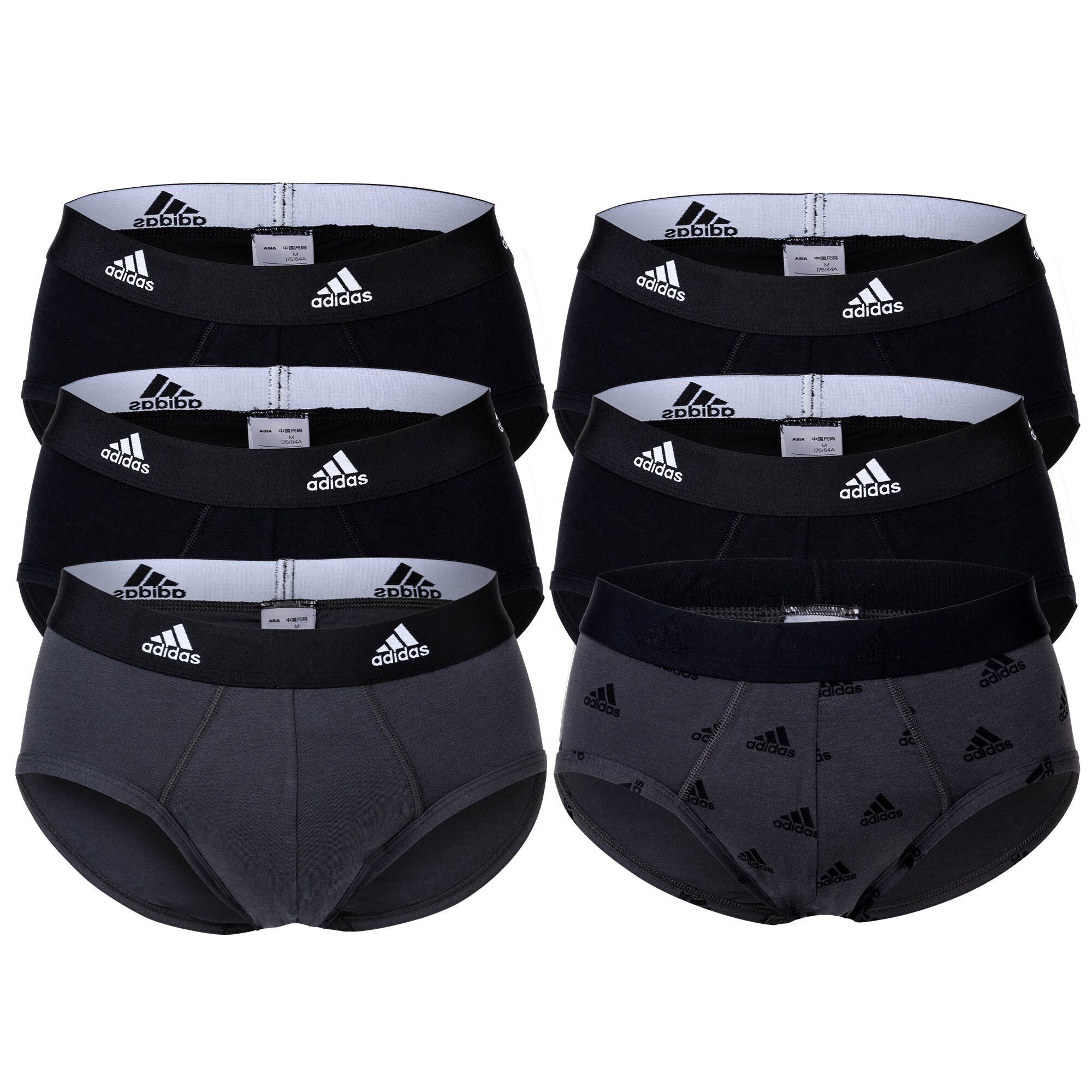 adidas Sportswear Slip Herren Slip, 6er Pack - Briefs, Active Flex