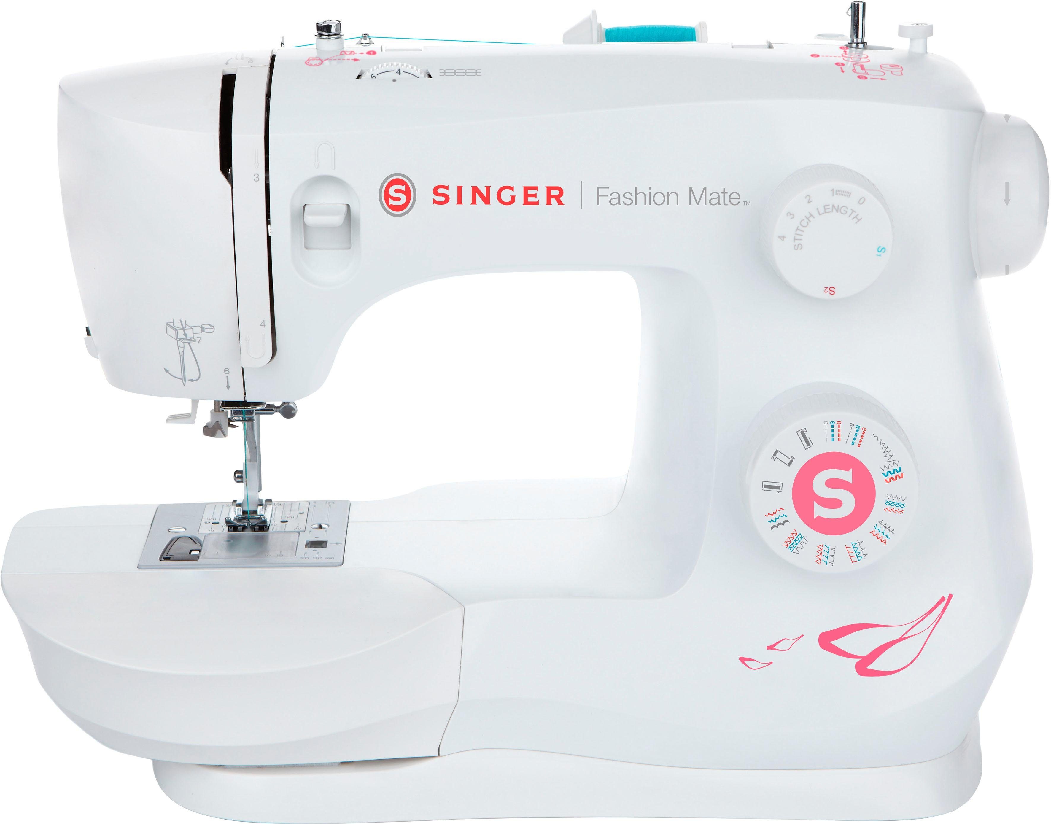 Singer Freiarm-Nähmaschine Fashion Mate 3333, 23 Programme