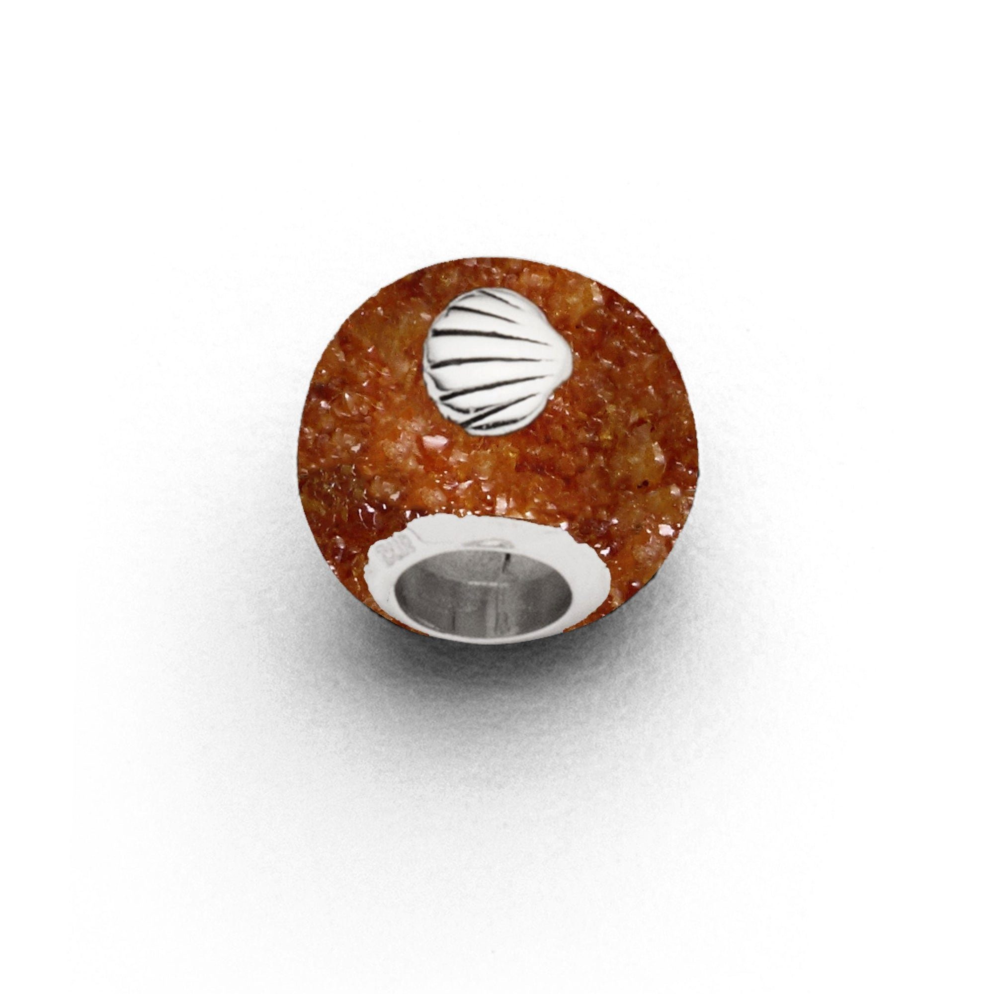 Bead DUR Schmuck: Anhänger "Wechselperle Bernstein" 925er Silber mit Bernst