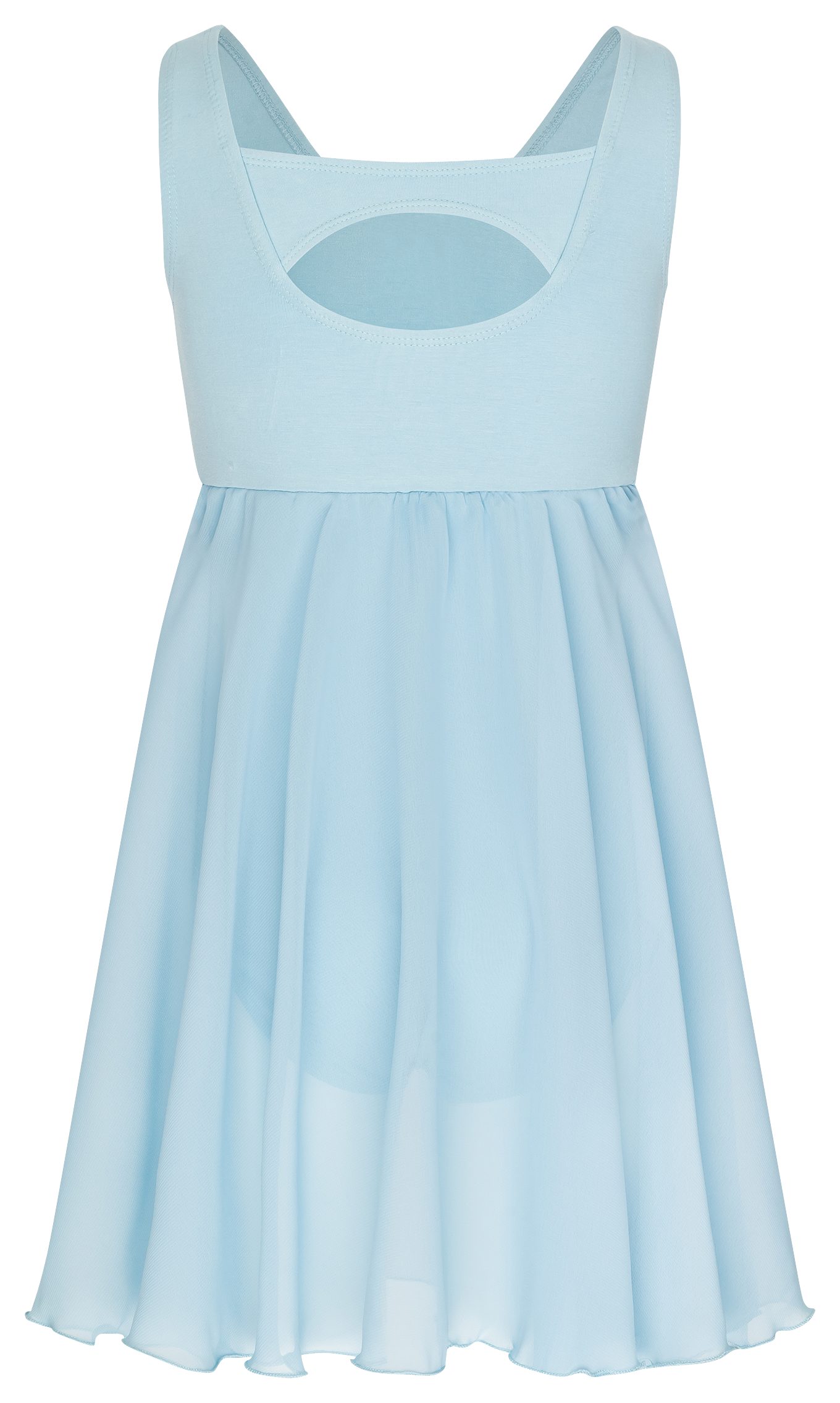 tanzmuster Chiffonkleid Ballettkleid Helena mit Glitzerstein Ballett Trikot mit angenähtem Chiffonrock