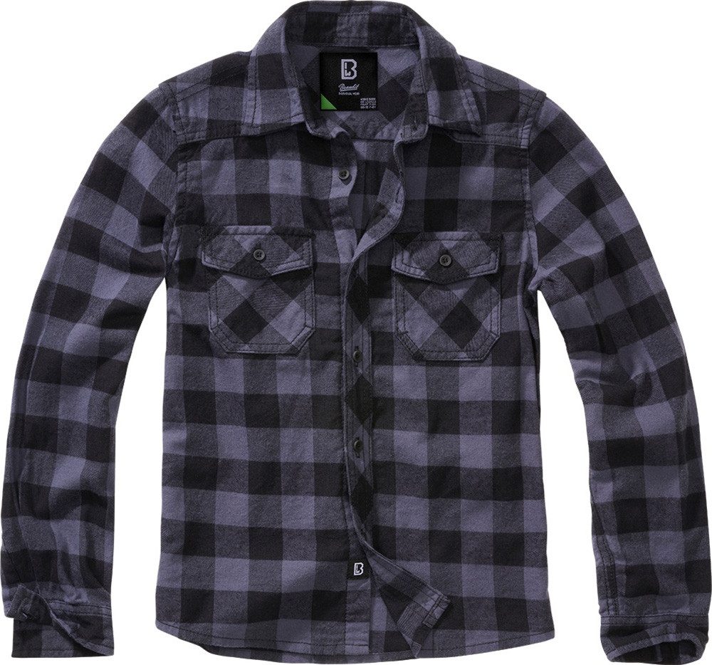 Brandit Langarmhemd Kids Check Shirt Long Sleeve
