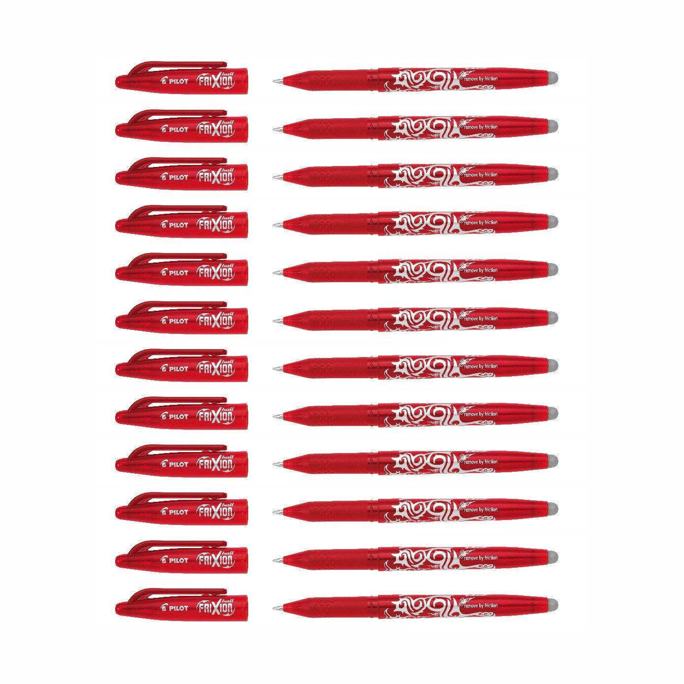 Pilot Pen Tintenroller Frixion Ball 0.7 - 12er-Set, (12-tlg)