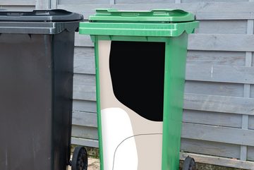 MuchoWow Wandsticker Formulare - Abstrakt - Gestaltung (1 St), Mülleimer-aufkleber, Mülltonne, Sticker, Container, Abfalbehälter