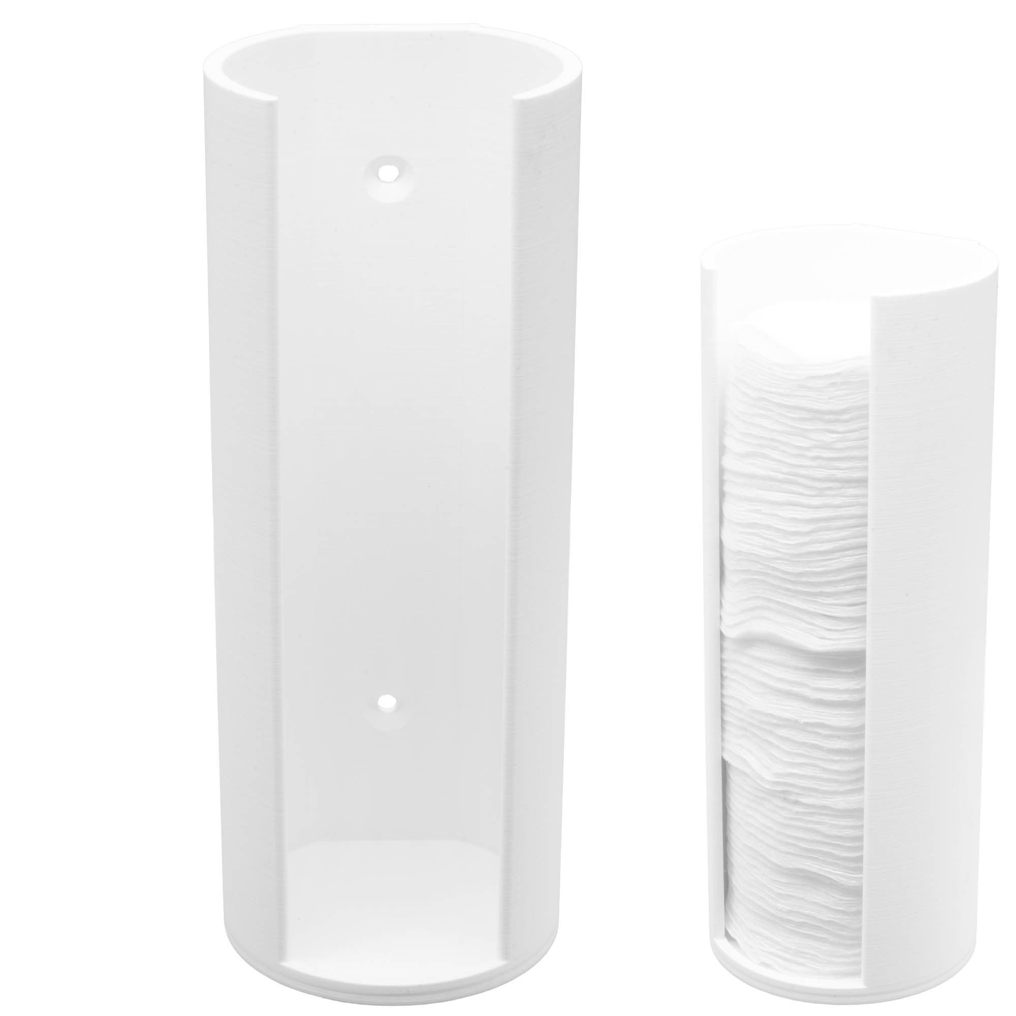 TSB Werk Wattepadspender Wattepadspender Wandhalter Wattepads Wandmontage, (1-tlg), Tischständer, Aufbewahrung