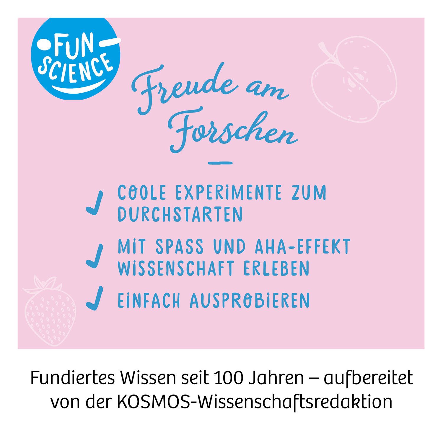 Kosmos Experimentierkasten Fun Science Fruchtgummi Labor Love & Hearts, Made in Germany – Bild 5 von 5