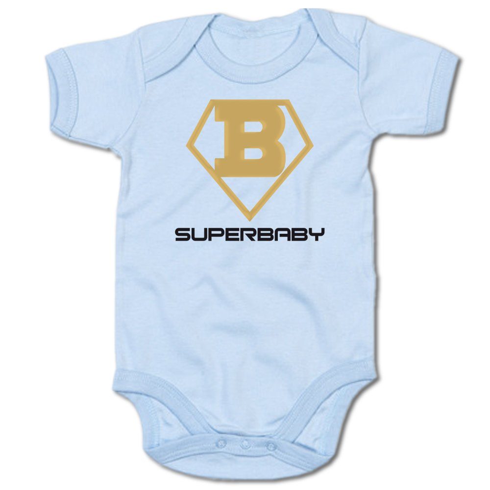 G-graphics Kurzarmbody Baby Body - Superbaby mit Spruch / Sprüche • Babykleidung • Geschenk zur Geburt / Taufe / Babyshower / Babyparty • Strampler