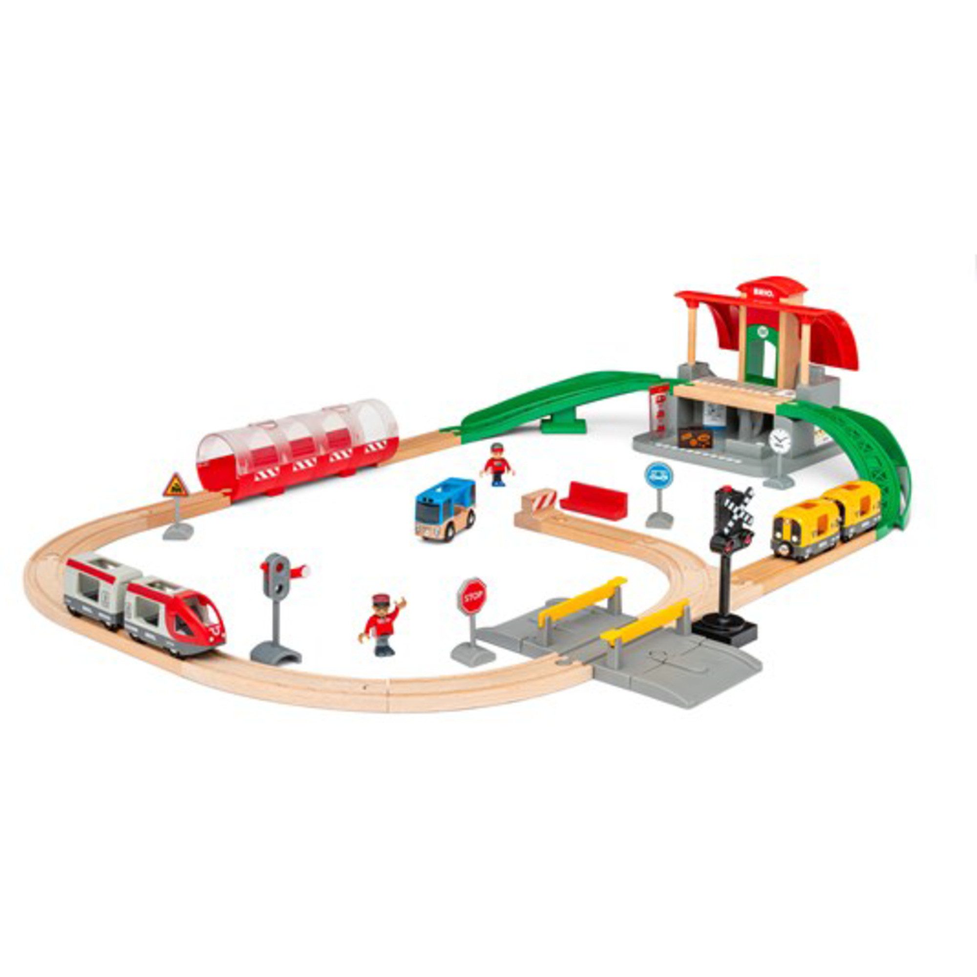 BRIO® Autorennbahn BRIO Großes City Bahnhof Set günstig online kaufen