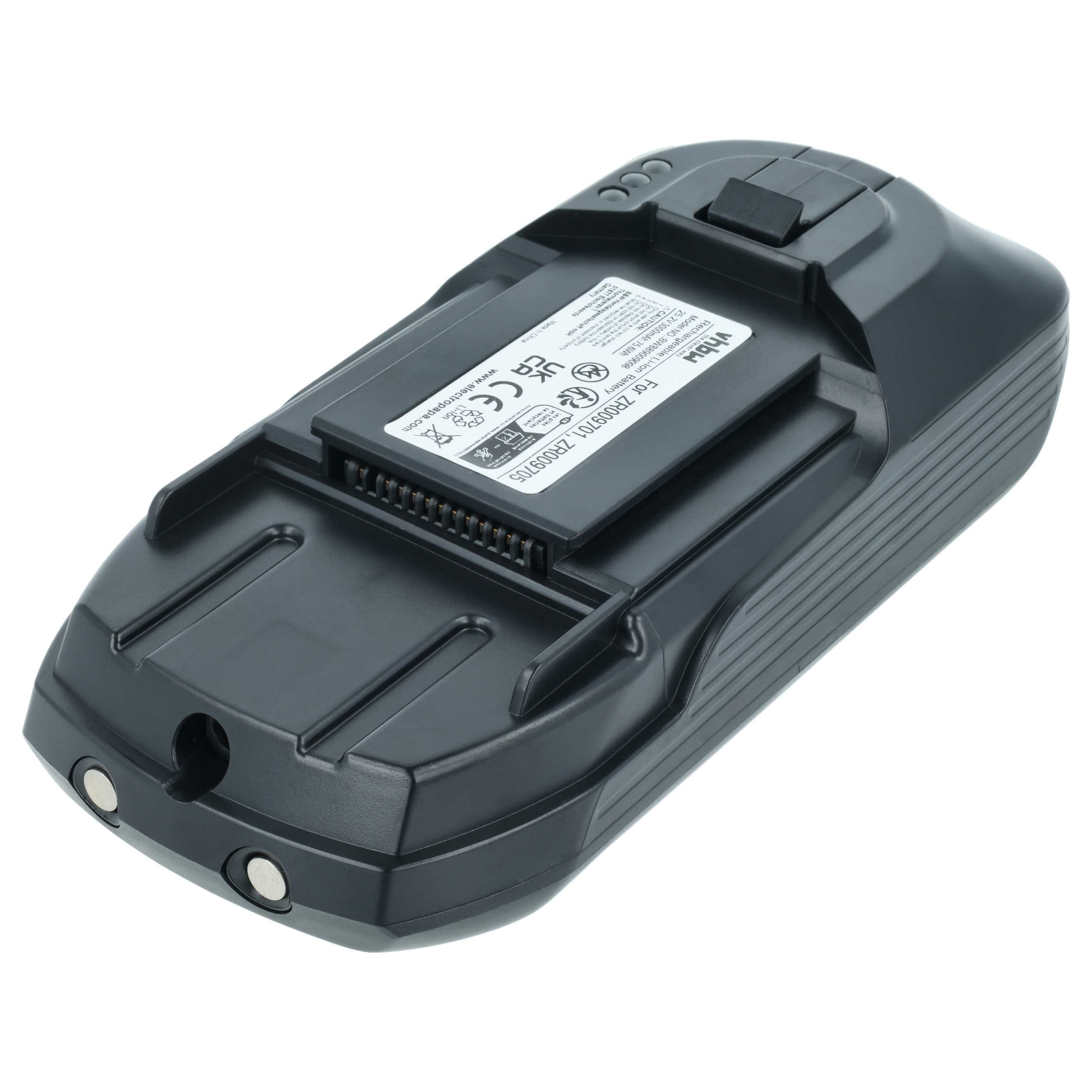 vhbw passend für Rowenta RH98A3WO/4Q3, RH98A7, RH98A7WO/4Q0, RH98A2, RH98A2 Staubsauger-Akku Akku Li-Ion 3000 mAh (25,2 V, 1 St), Leistungsfähiger Austausch-Akku für Ihren Staubsauger