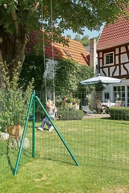 Alberts Schweißgitter Fix-Clip Pro®, (Set), Höhe: 80-150cm, Gesamtlänge: 10 und 25m, mit Bodenhülsen