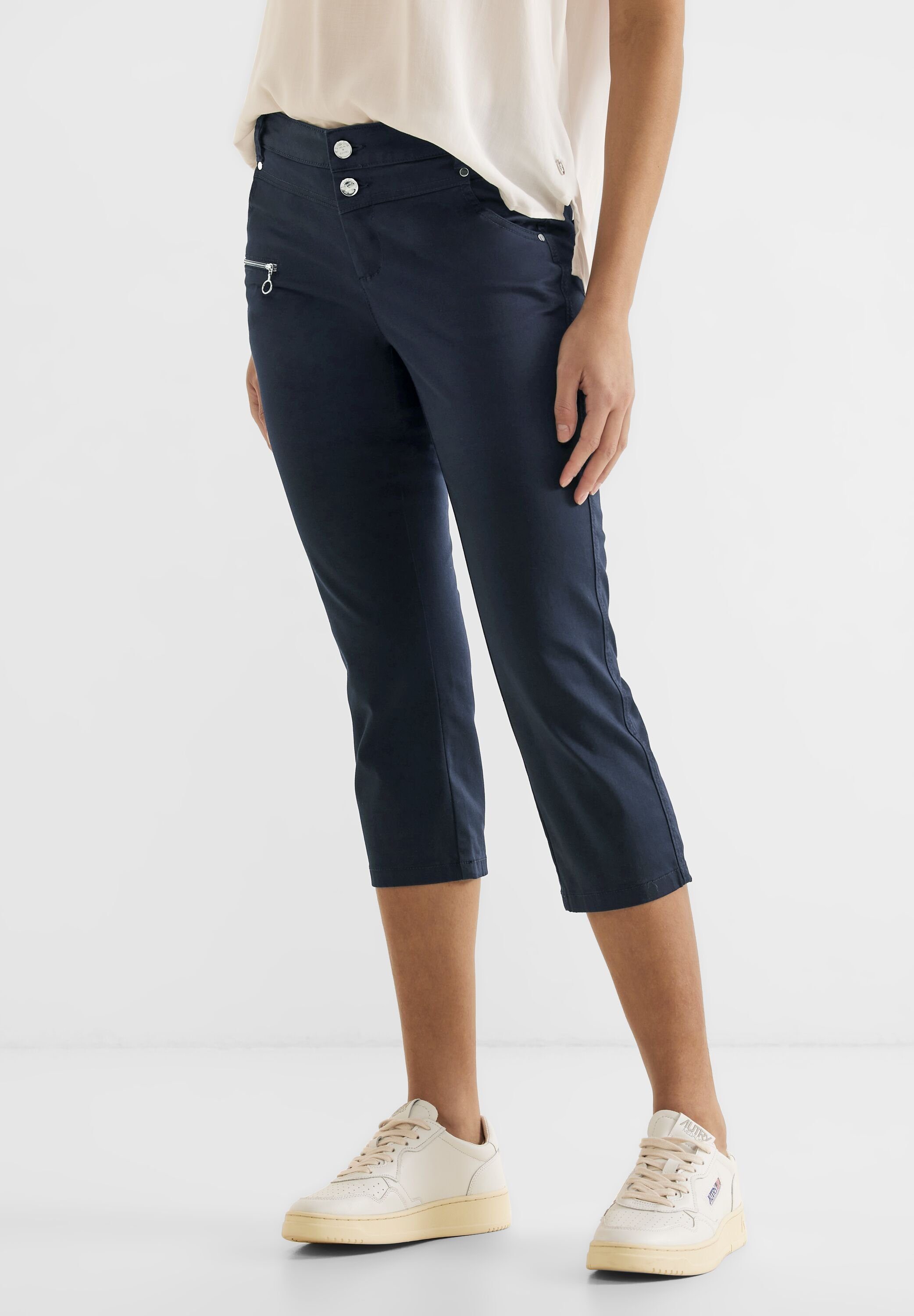 STREET ONE 3/4-Hose in Unifarbe