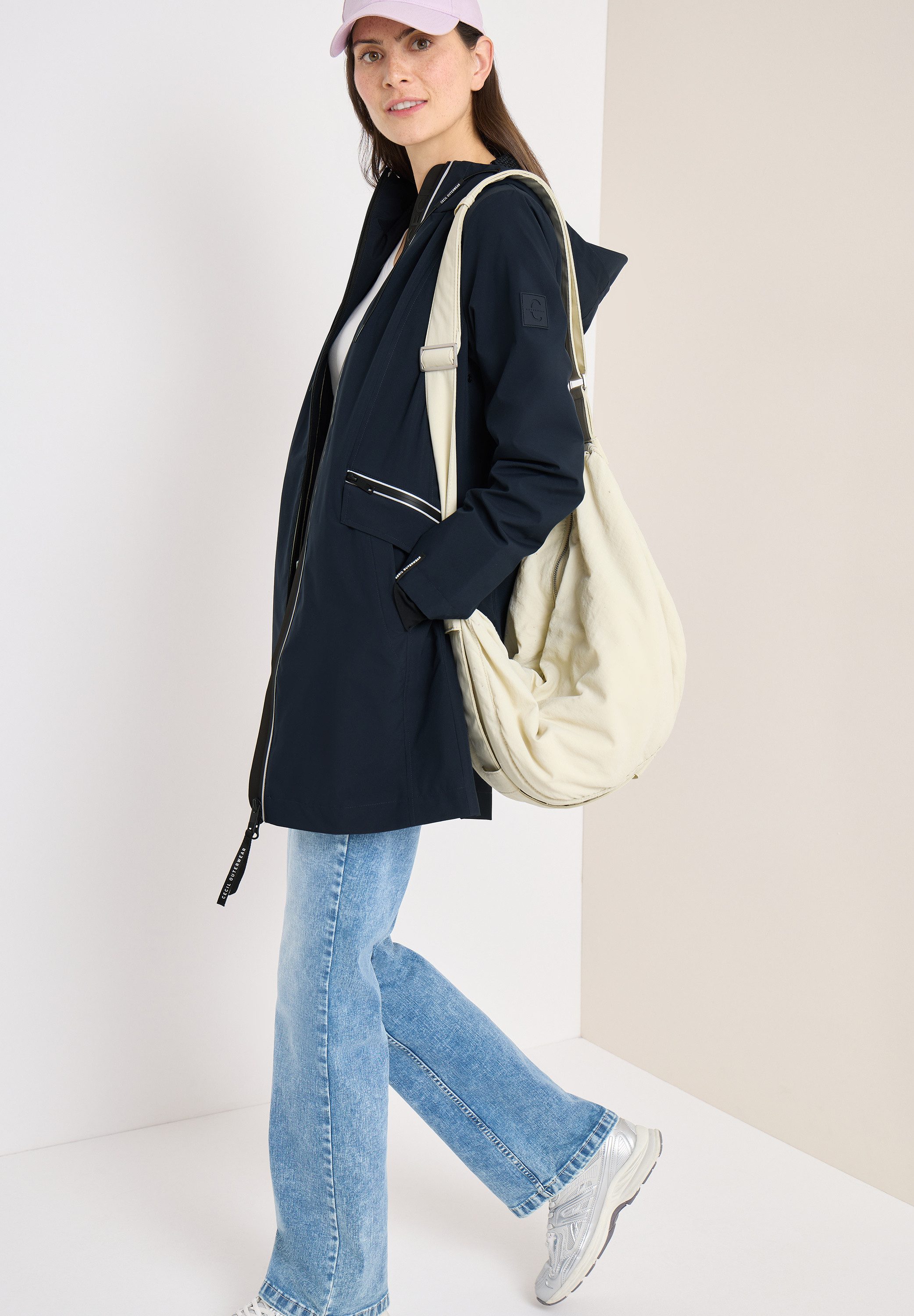 CECIL Softshellmantel mit Kapuze