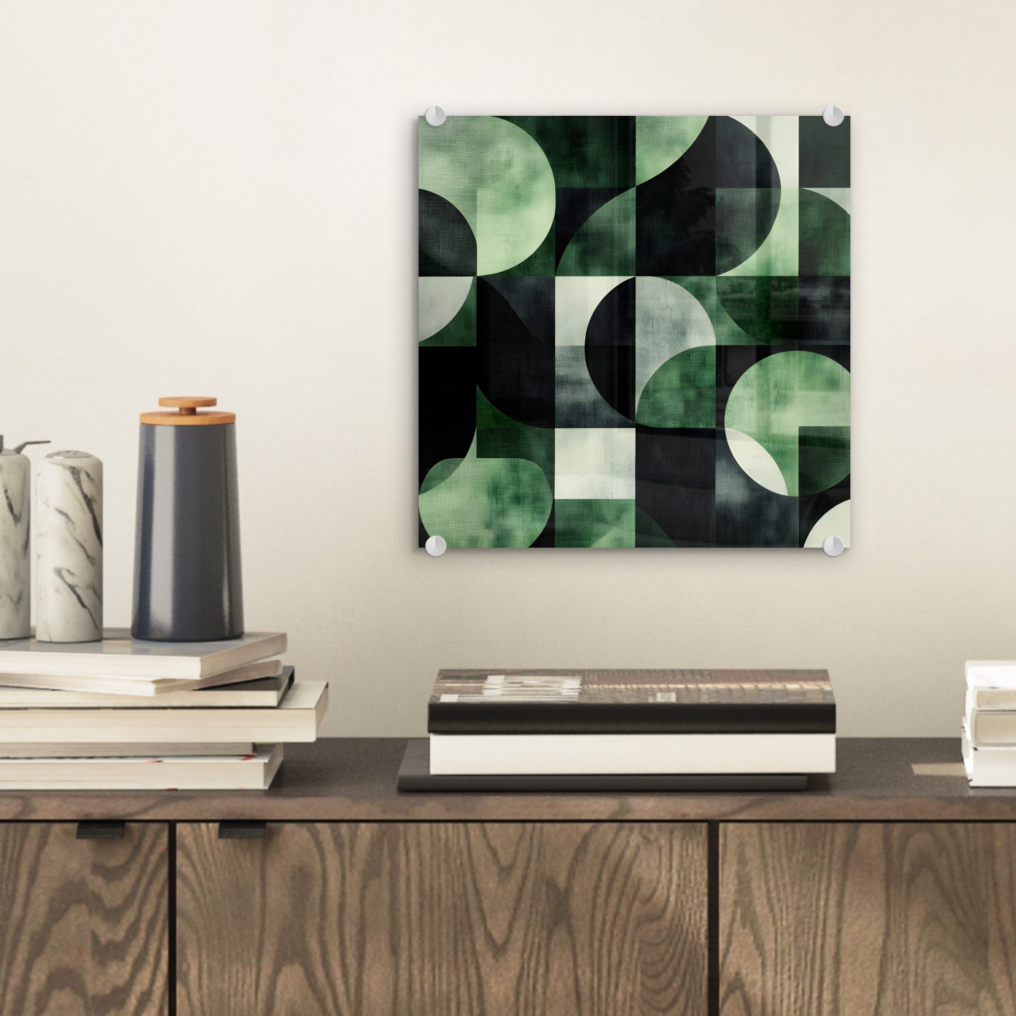 MuchoWow Acrylglasbild Abstrakt - Grün - günstig online kaufen