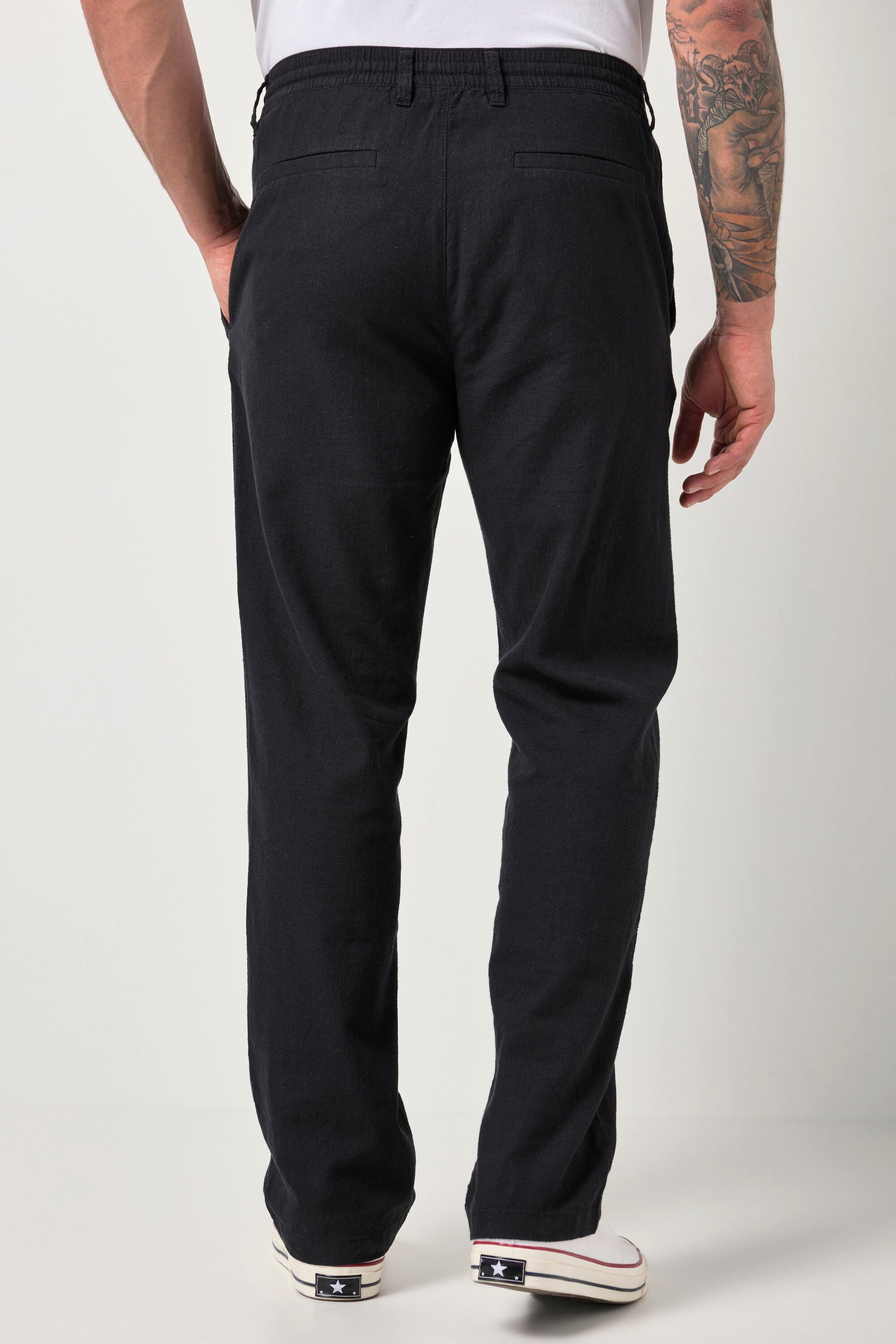 JP1880 Schlupfhose Leinenmix-Hose Schlupfbund bis 72
