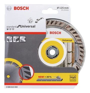 BOSCH Trennscheibe, Ø 125 mm, Standard for Universal Diamanttrennscheibe - 125 x 22,23 x 2 x 10