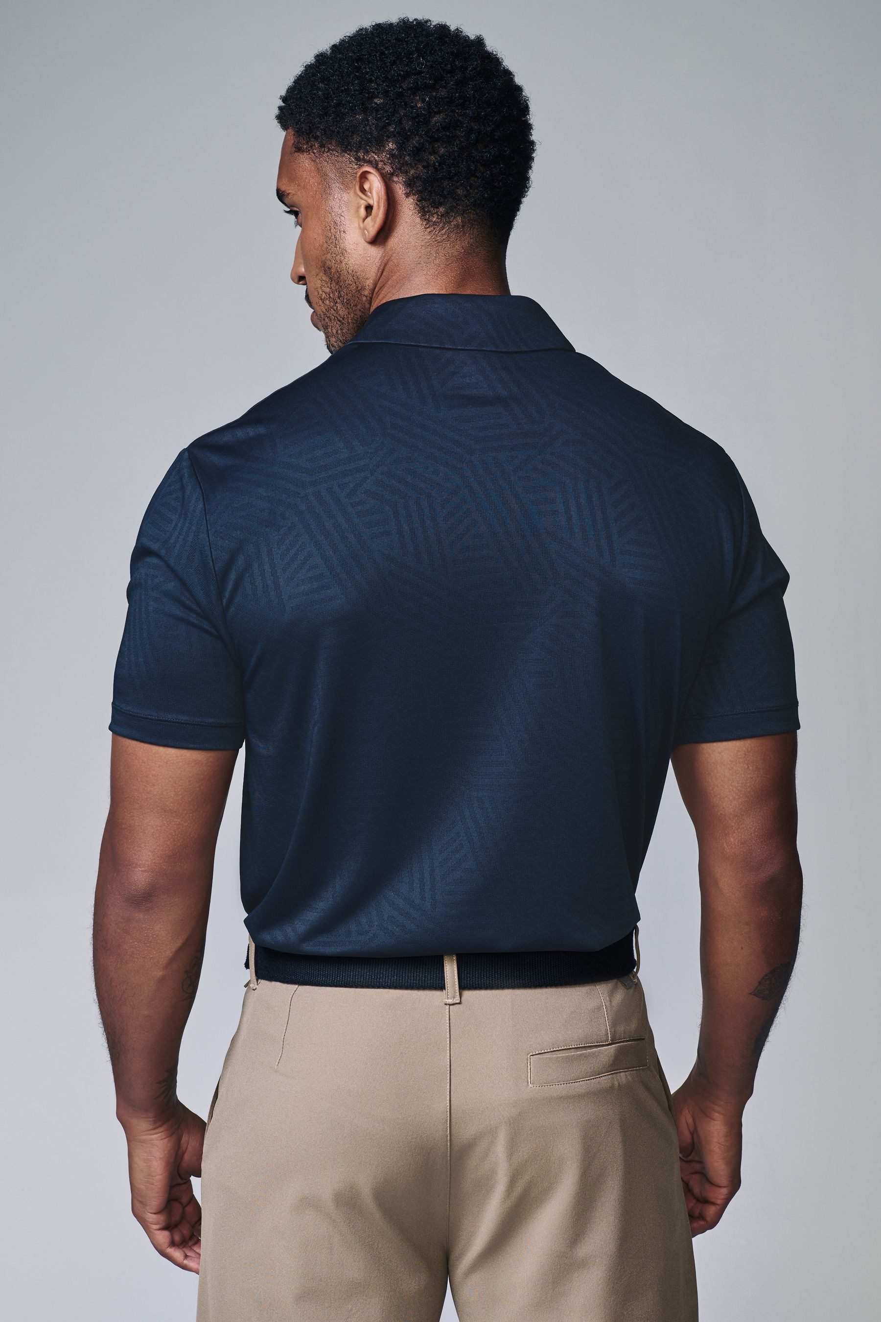 Next Poloshirt Active Golf Polohemd aus Jacquard (1-tlg)