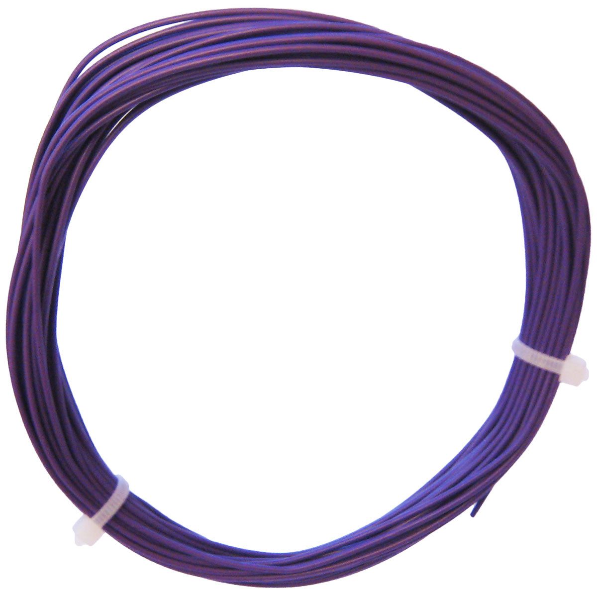 world-trading-net 10m Litze flexibel violett 0,25mm² - Ø1,3mm Elektro-Kabel