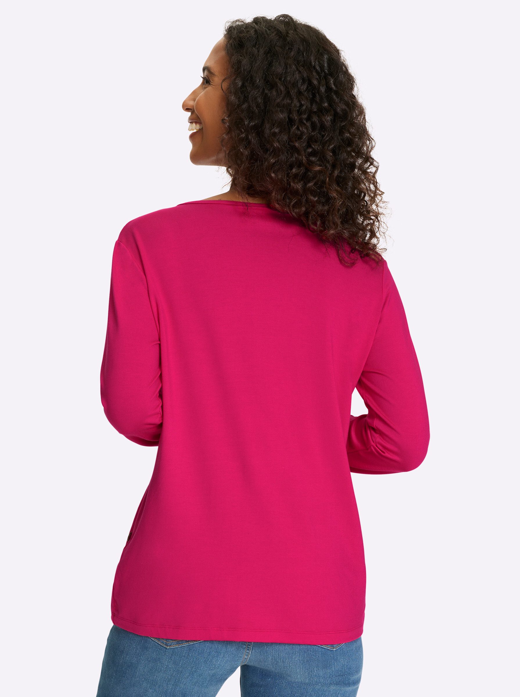 heine Klassische Bluse Jersey-Bluse günstig online kaufen