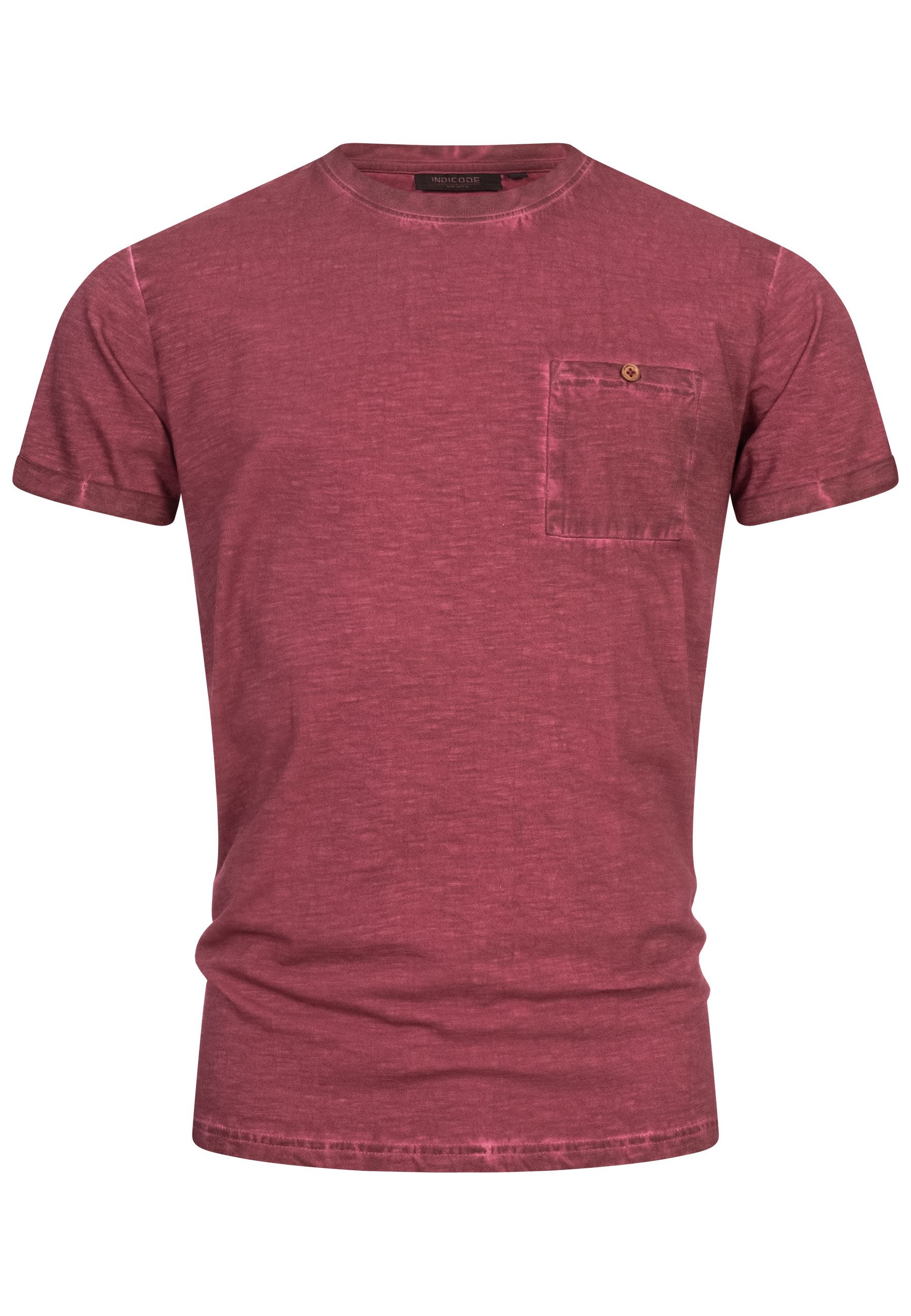 Indicode T-Shirt Herren INKilmon Shirt Tee Herrenshirt T-Shirt mit Rundhals günstig online kaufen