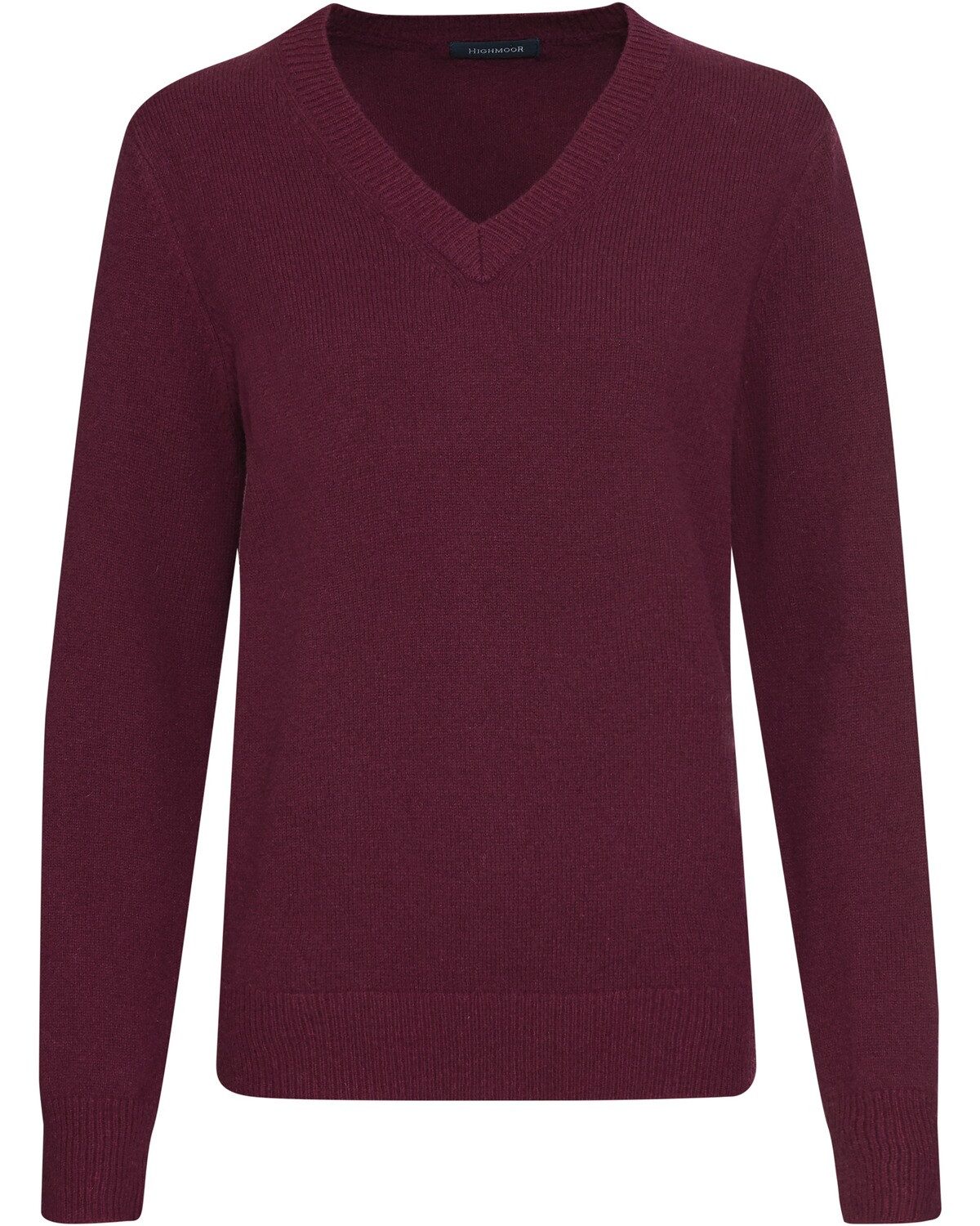 Highmoor Strickpullover V-Pullover aus Lambswool