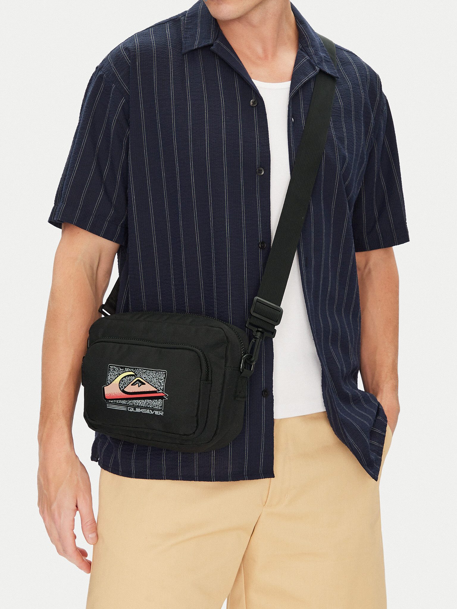 Quiksilver Handtasche Quiksilver Herrentasche Schwarz QUIC-M-004-07