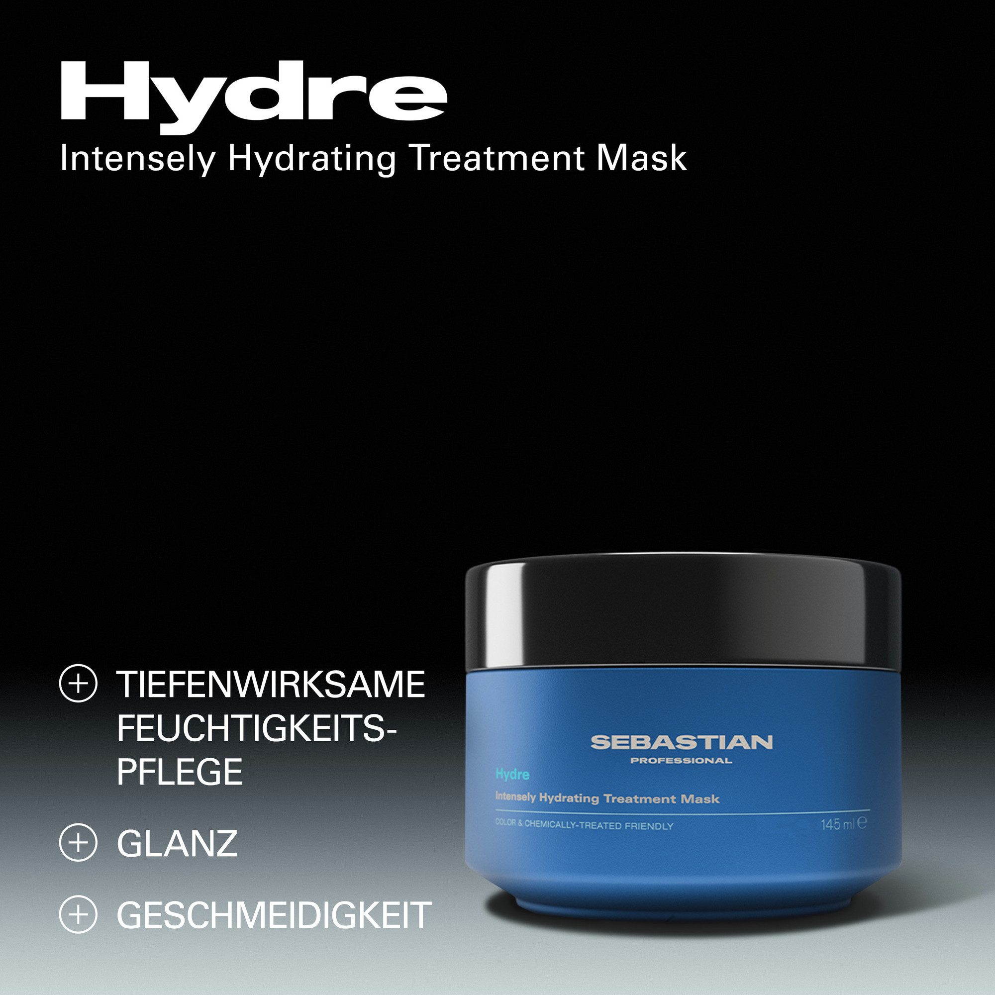 Sebastian Professional Haarmaske Hydre Mask, für geschädigtes, glanzloses, trockenes und widerspenstiges Haar