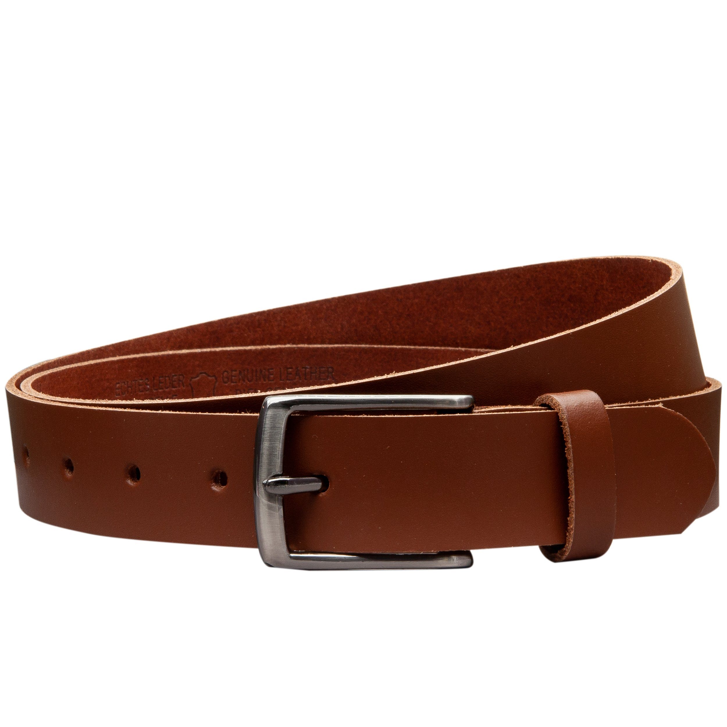 COLOGNEBELT Ledergürtel OM310-SL-Hellbraun MADE IN GERMANY, günstig online kaufen