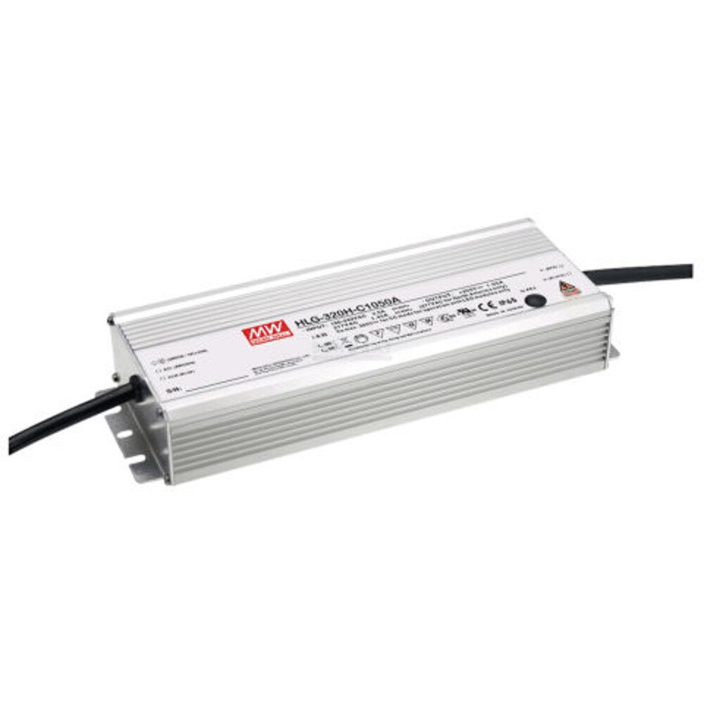 "HLG-320H-C1050B" 152-305V, Metall, 320,25W, wassergeschützt, Hochvolt LED Trafo