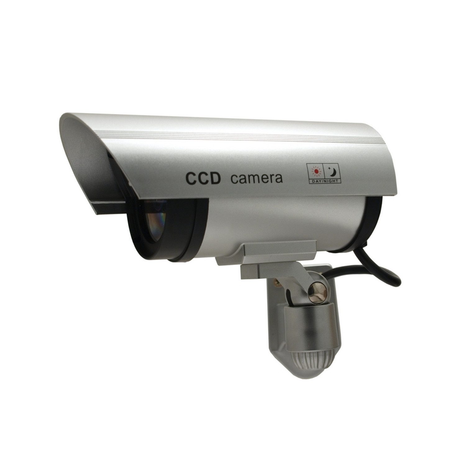 Maclean Überwachungskamera Attrappe IR1100 S (4-tlg., Kameraattrappe mit blinkender LED) – Bild 3 von 5