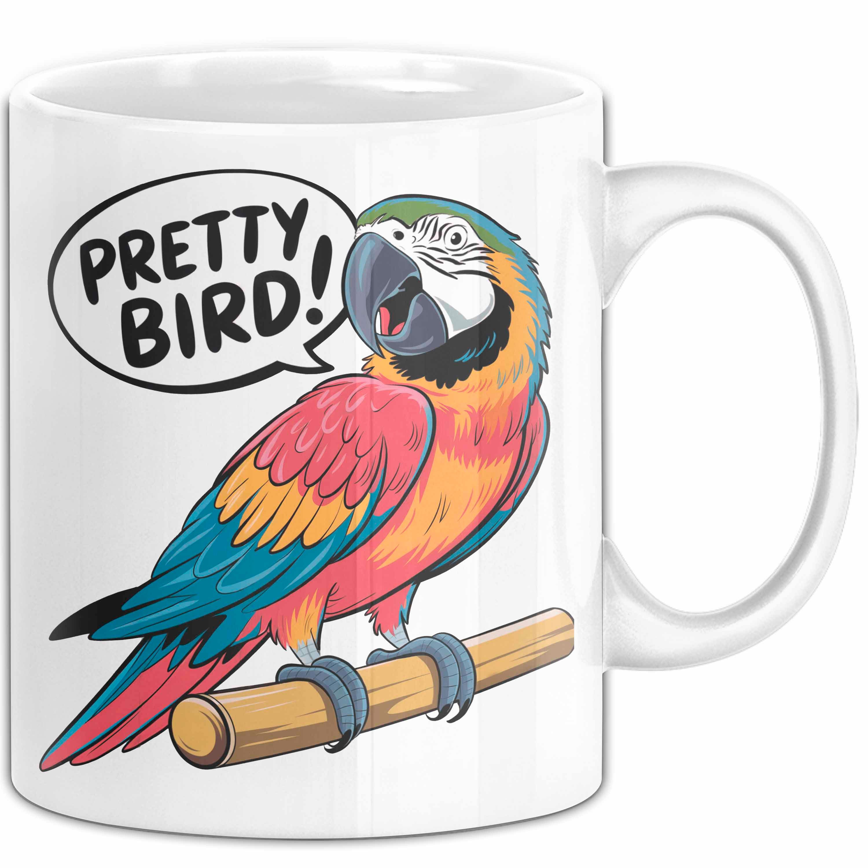 Tasse Papageienliebhaber Tasse Geschenkidee Vogelschwätzer Geschenkidee Lu