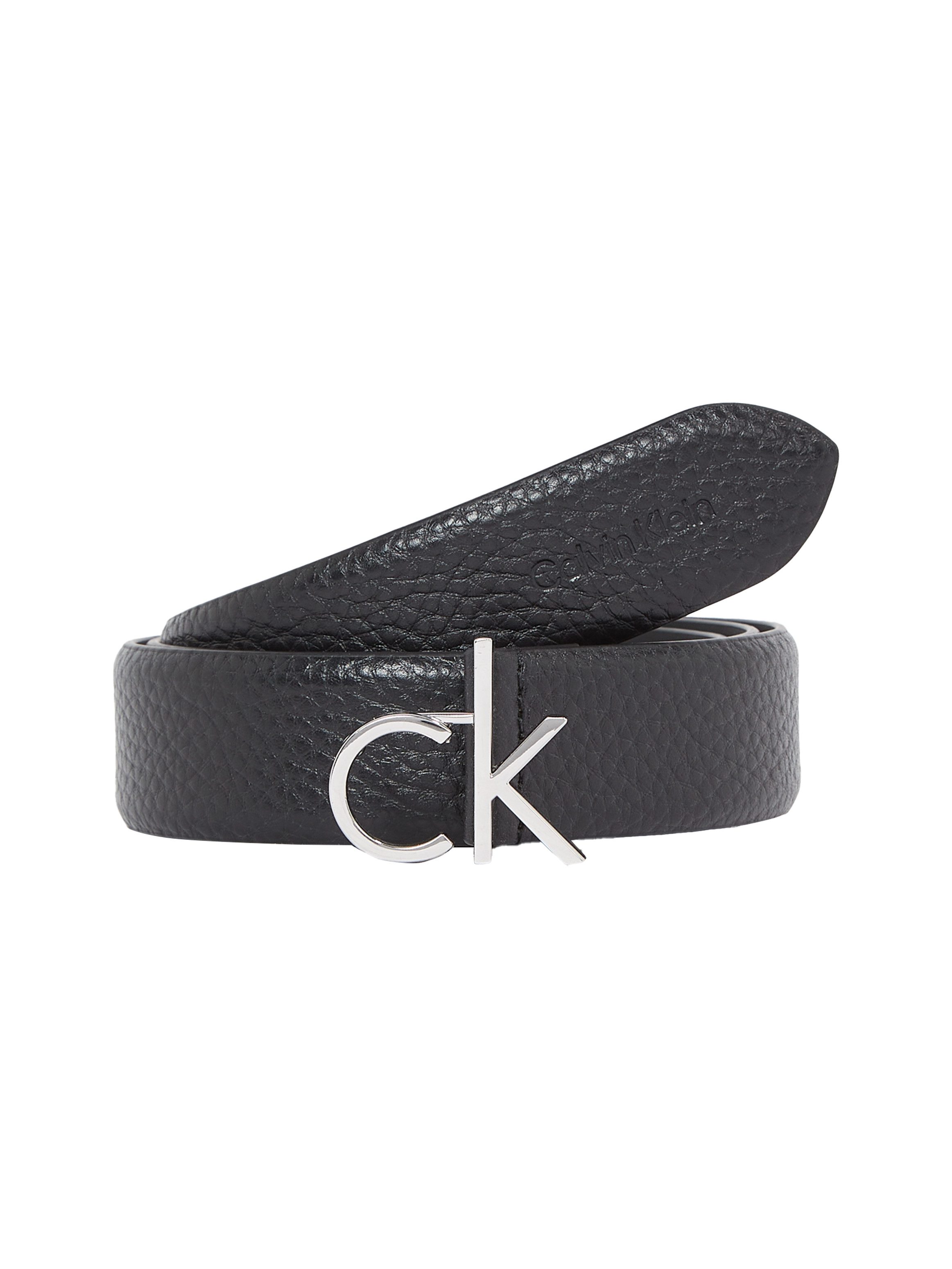 Calvin Klein Ledergürtel CK LOGO BUCKLE BELT 3.0_PBL mit Logoprägung als Sc günstig online kaufen